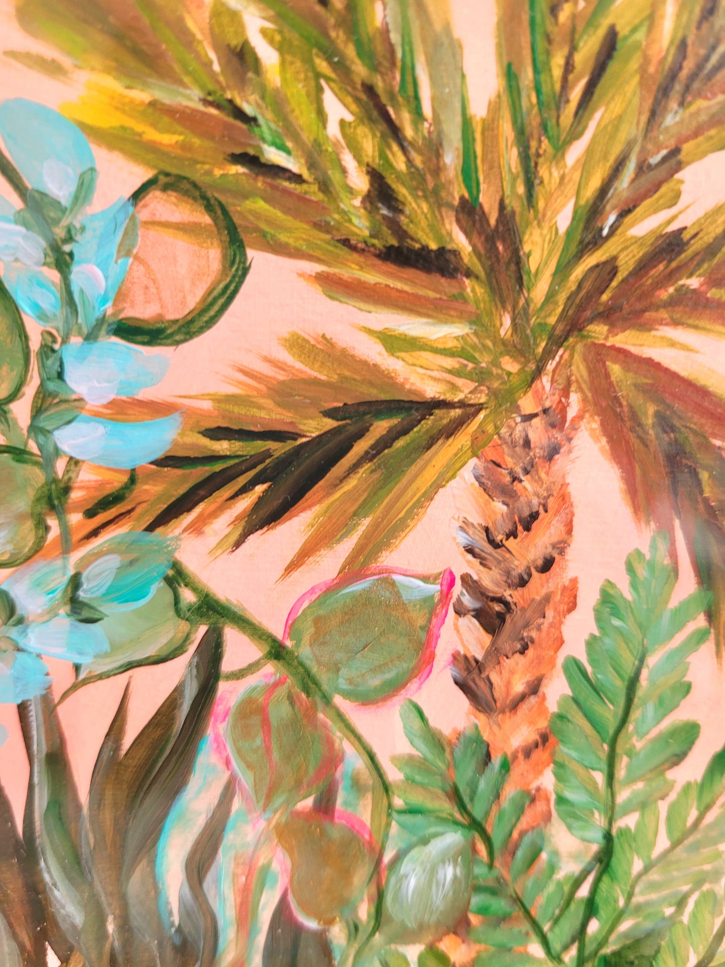Green paradise I-IV, 15x20 cm