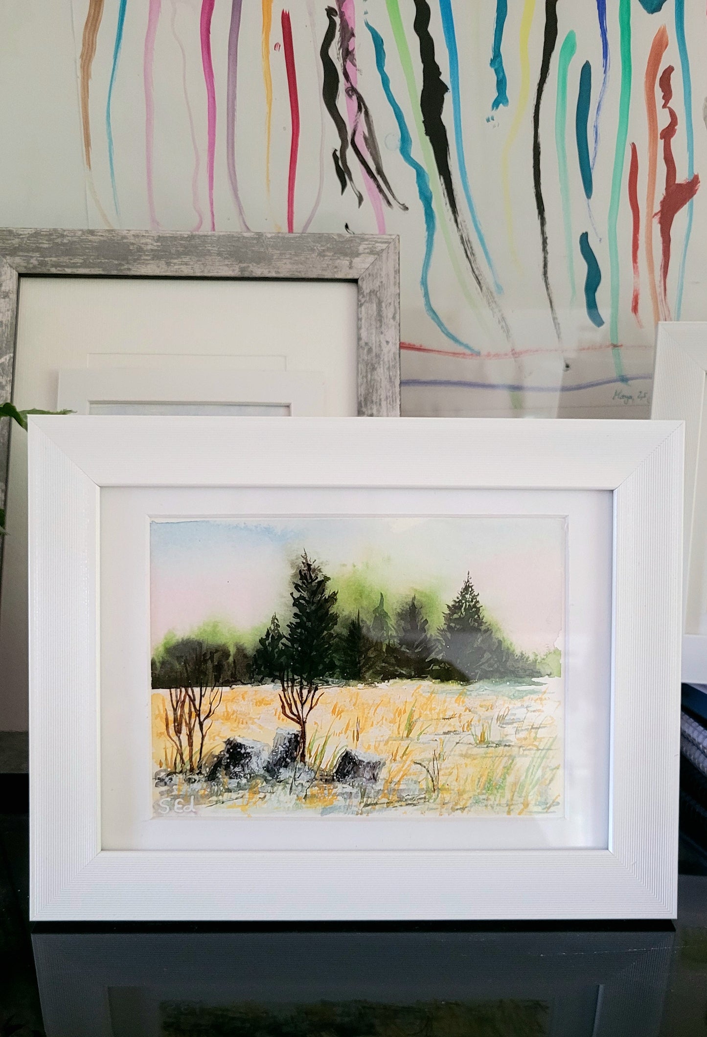 Watercolor ´Haute Vagne´, 13x18cm
