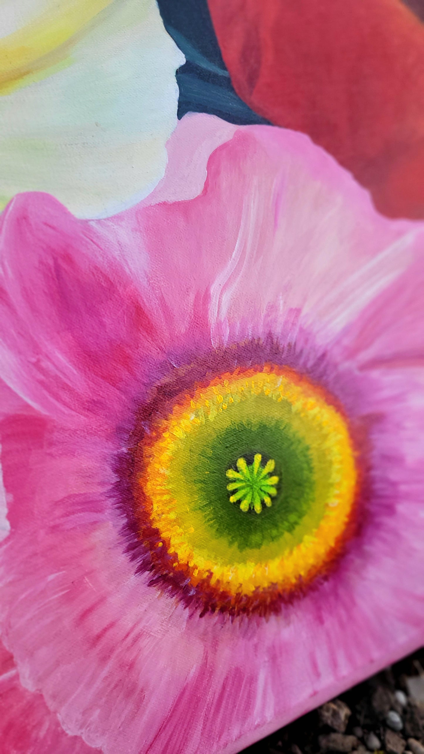 poppies paradise, 70x100cm