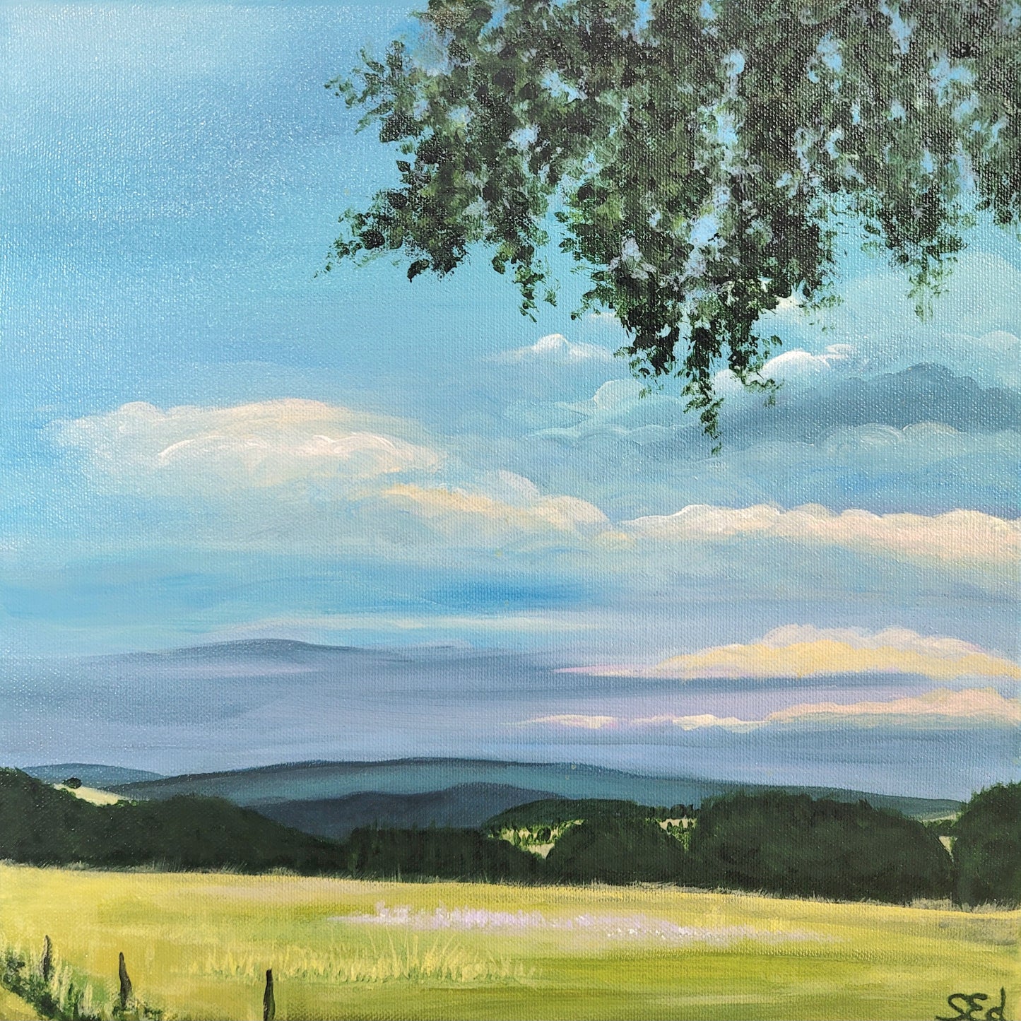 Golden Hour, 30x30cm