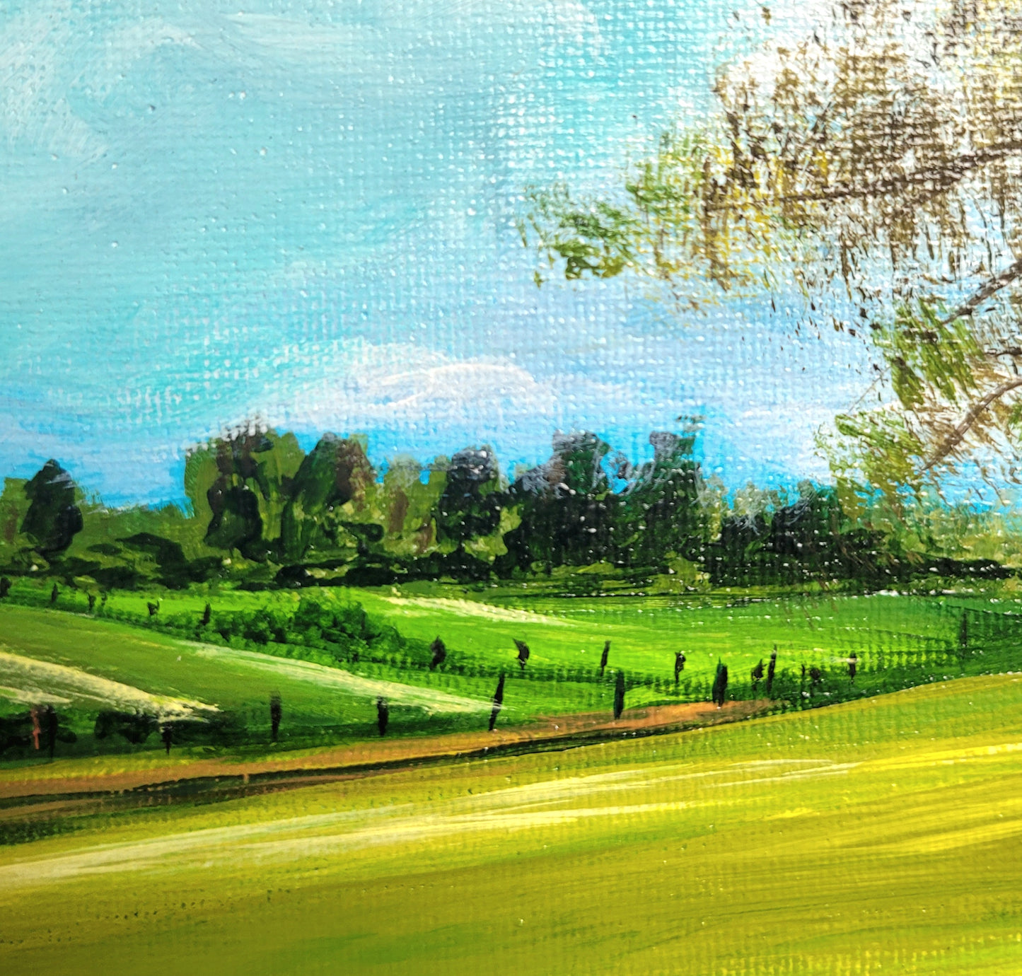 ´Childhood memories´, (Eifeler landscape III) 30x30cm