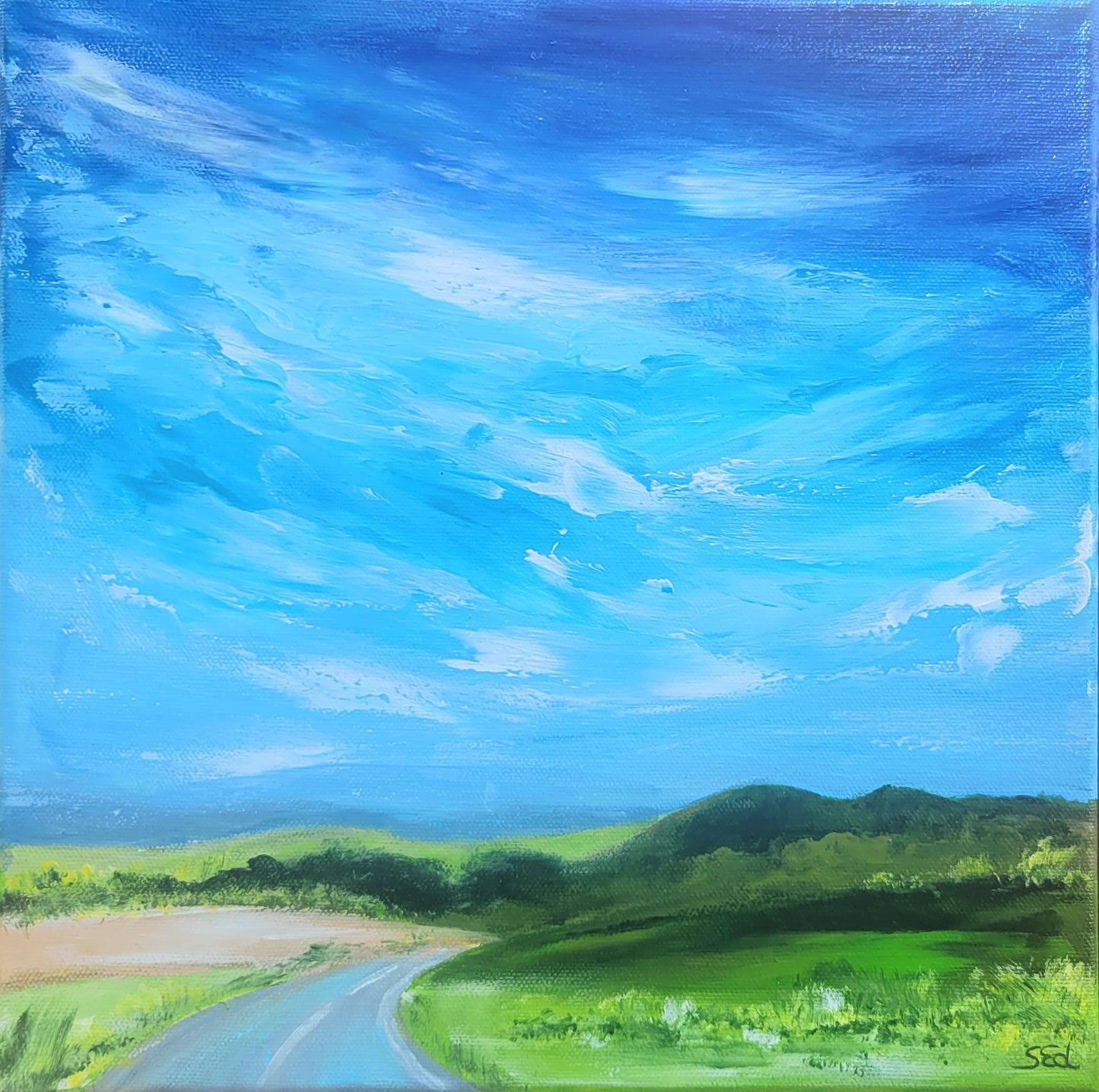 Von der Nürburg nach Blankenheim, 30x30cm