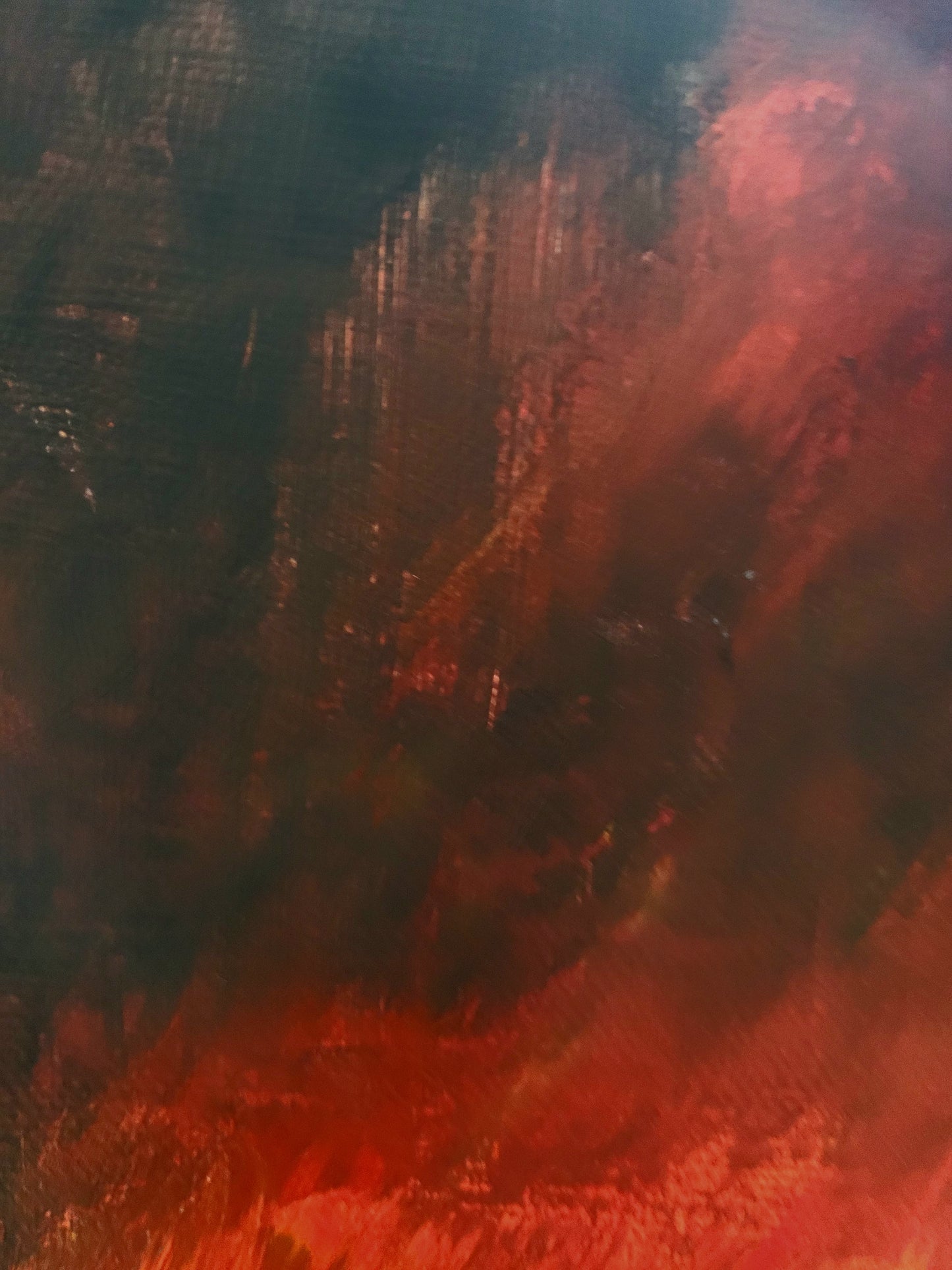 Eifel is burning, 40x50 cm