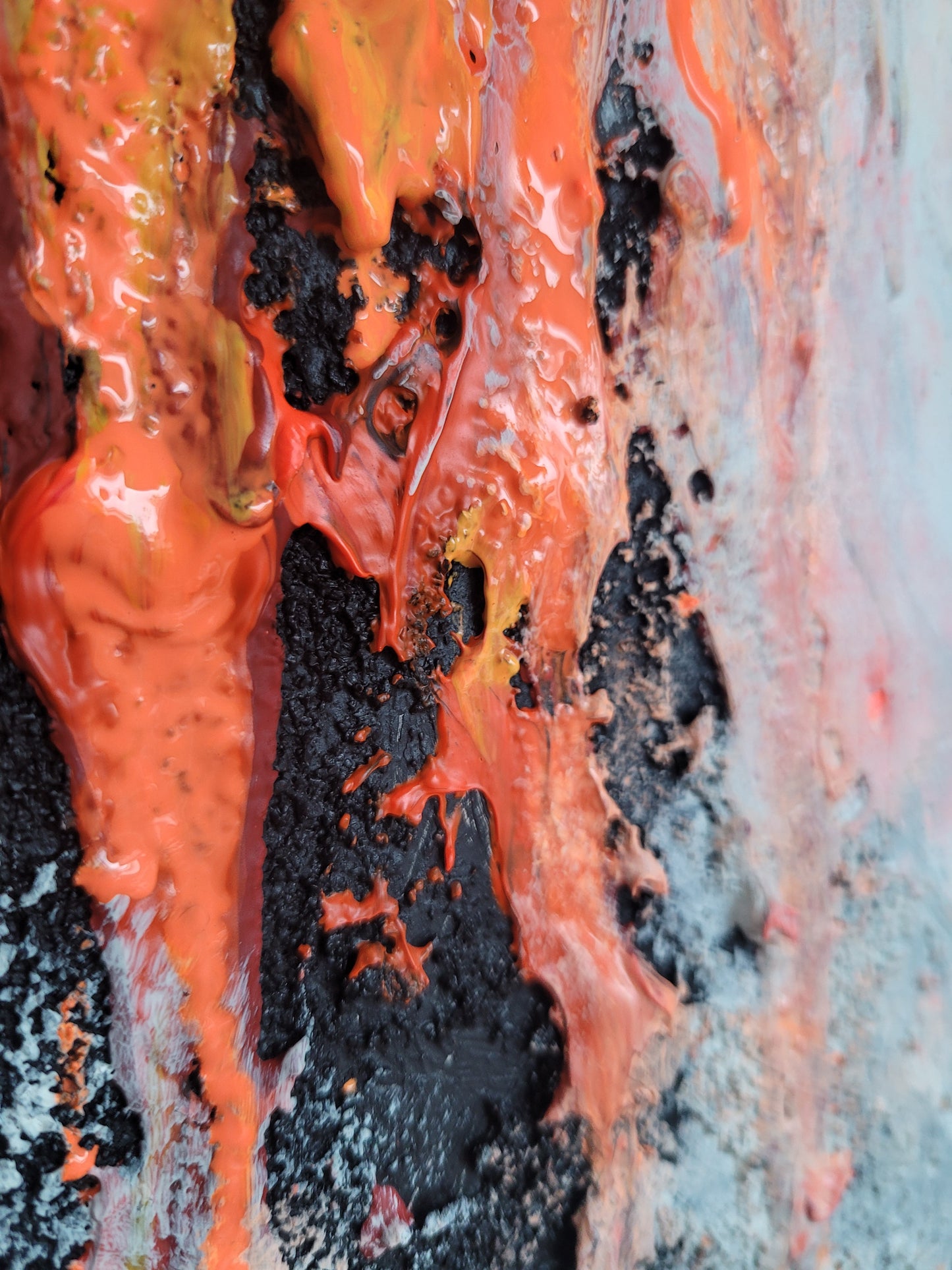 ´Kilauea lava flow´, 80x40 cm