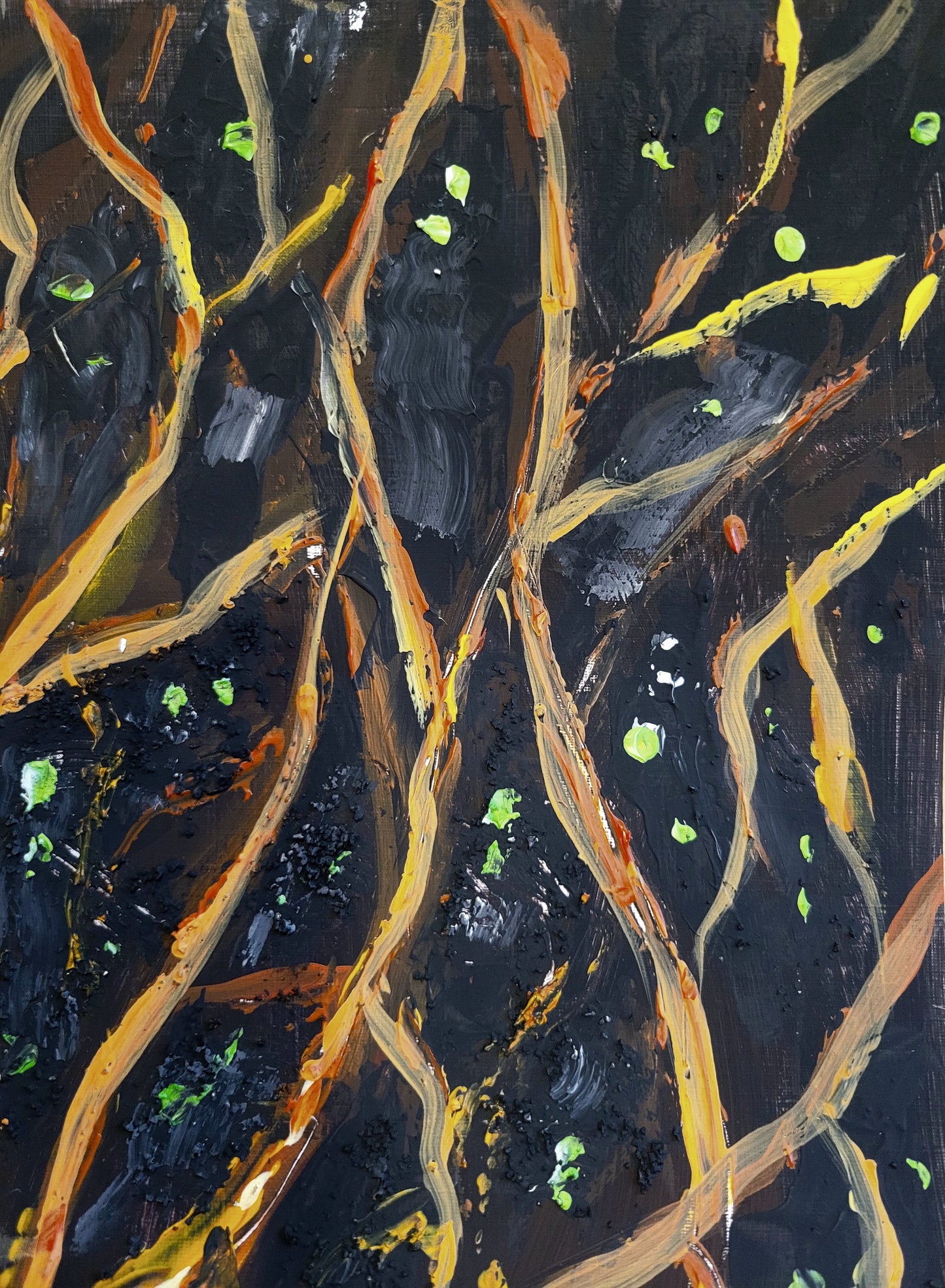 ´Metamorphosis of the earth´, Set of three each 24x18 cm