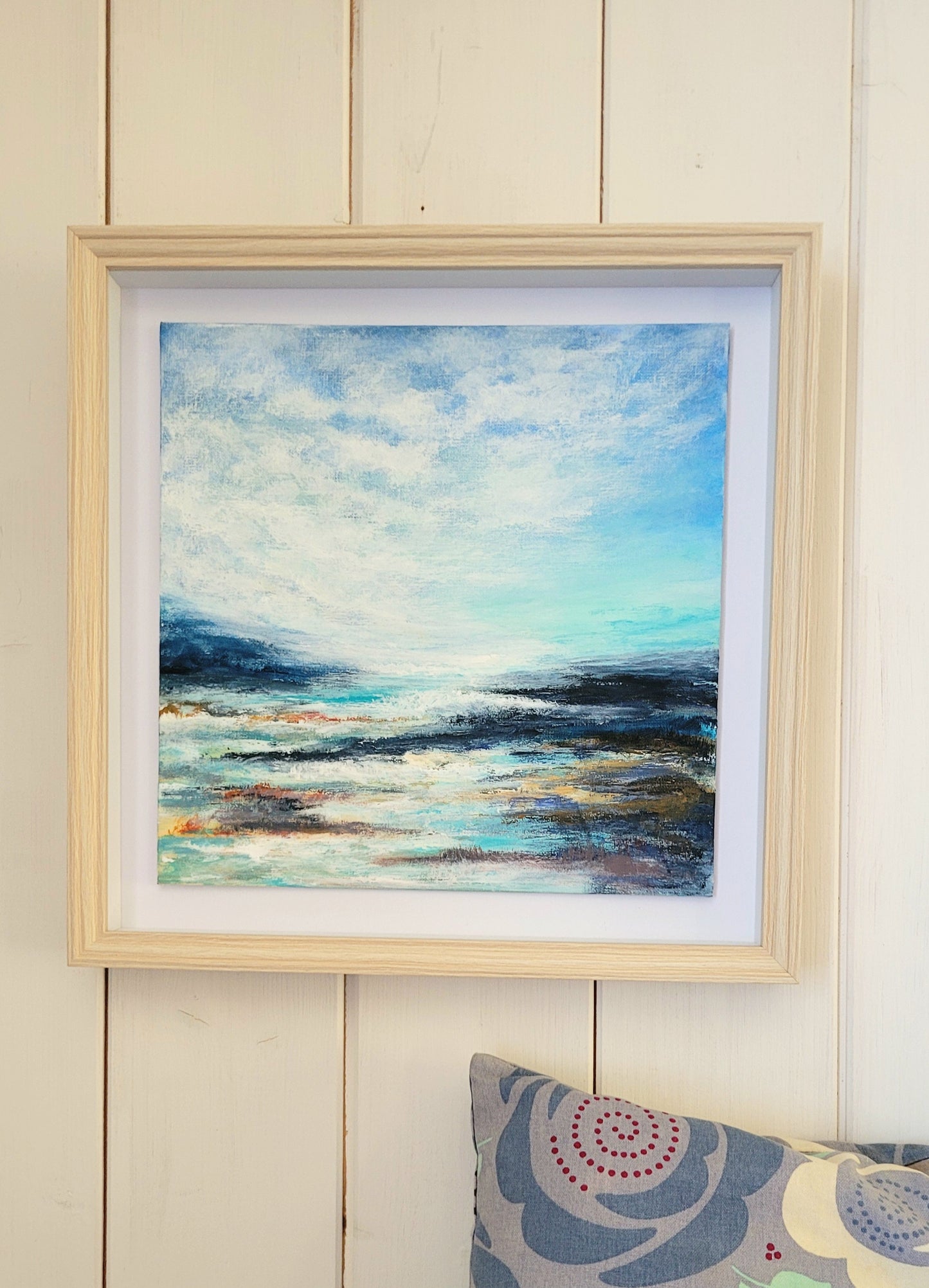 Salty waters, 30x30cm