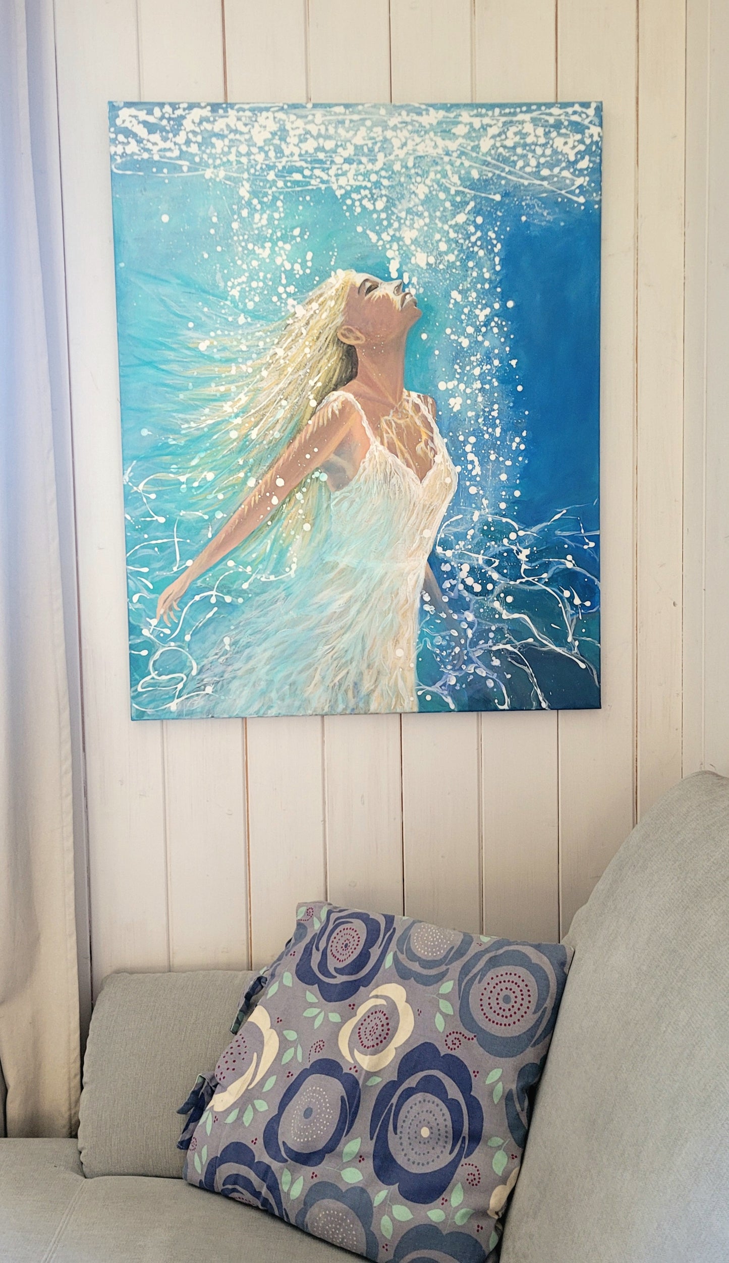 Finally peace and quiet, 100x80cm