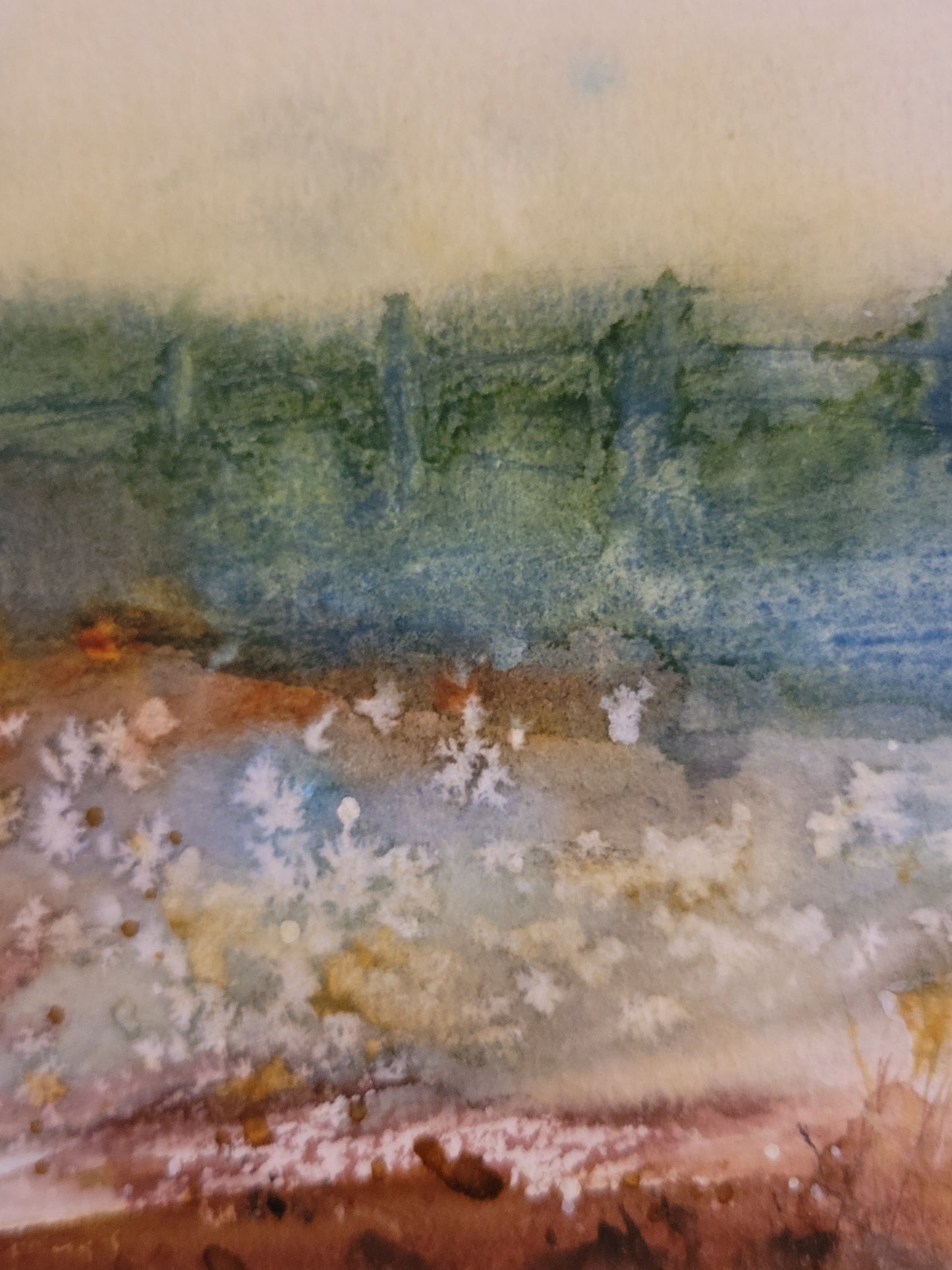 Watercolor ´Híking to where your soul takes you´, 20x30cm