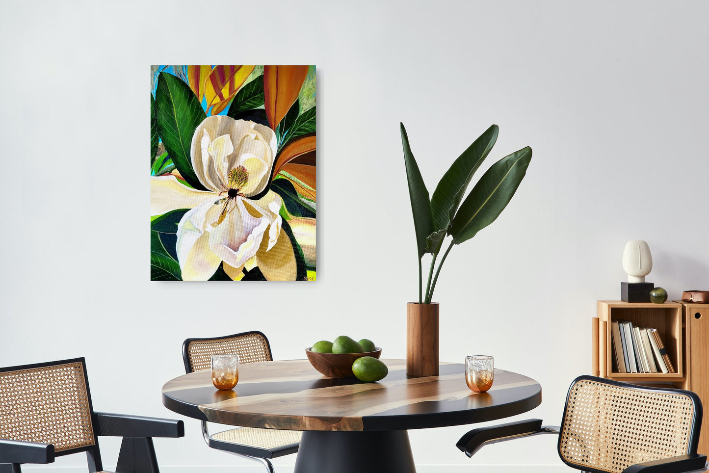 Magnolia on Oak Ridge Road, 50x40 cm (20x15 in)