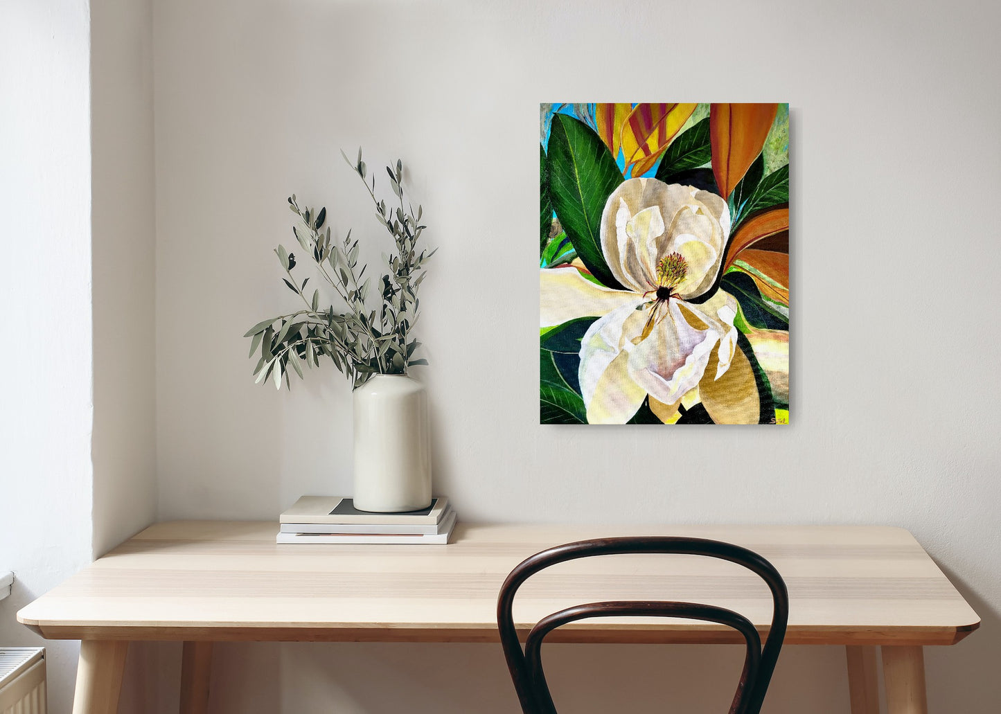 Magnolia on Oak Ridge Road, 50x40 cm (20x15 in)