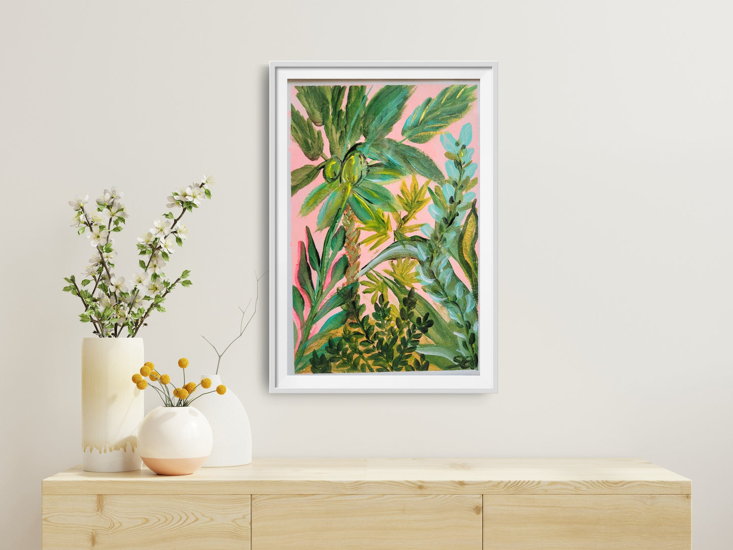 Green paradise I-IV, 15x20 cm