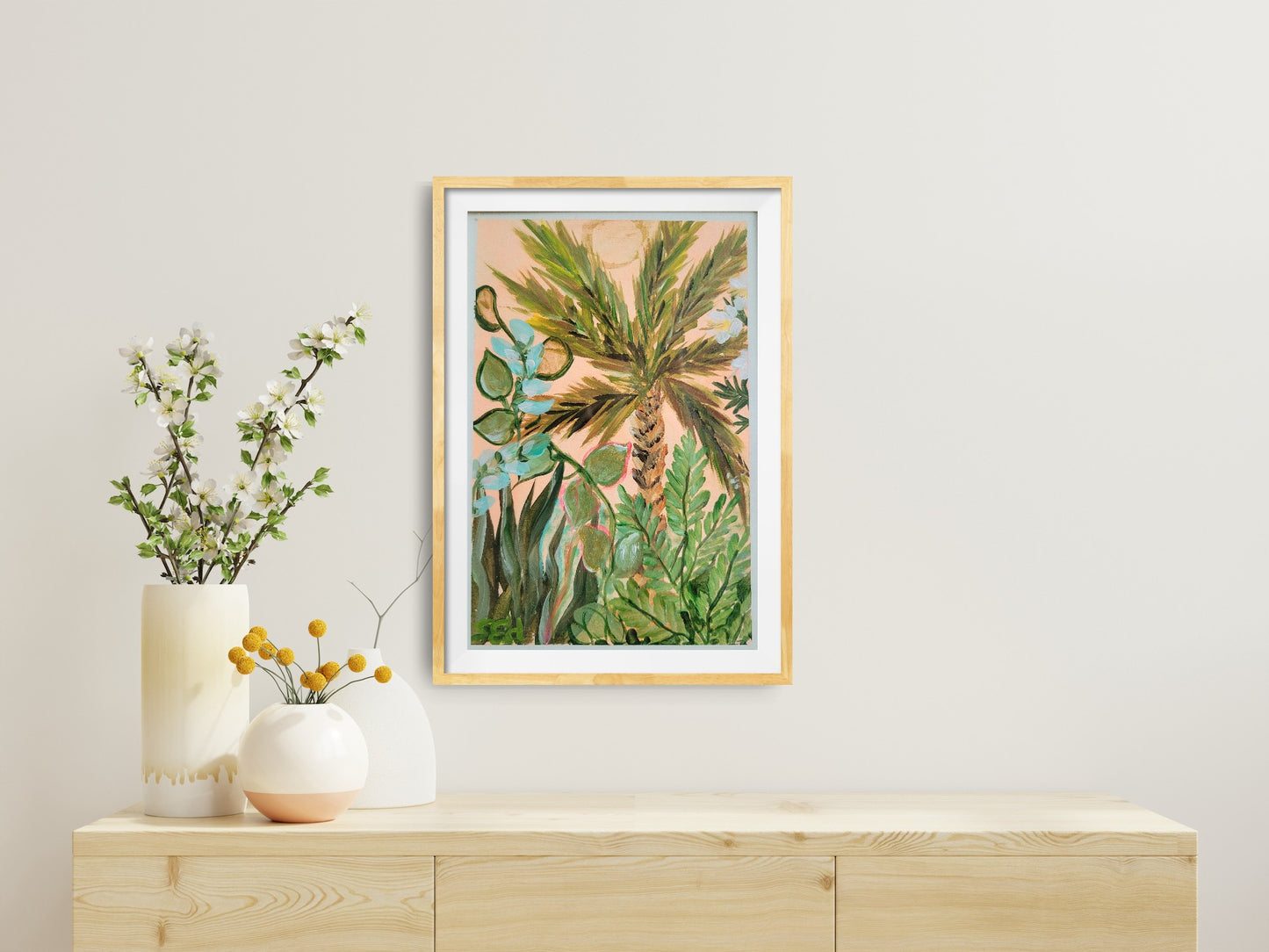 Green paradise I-IV, 15x20 cm