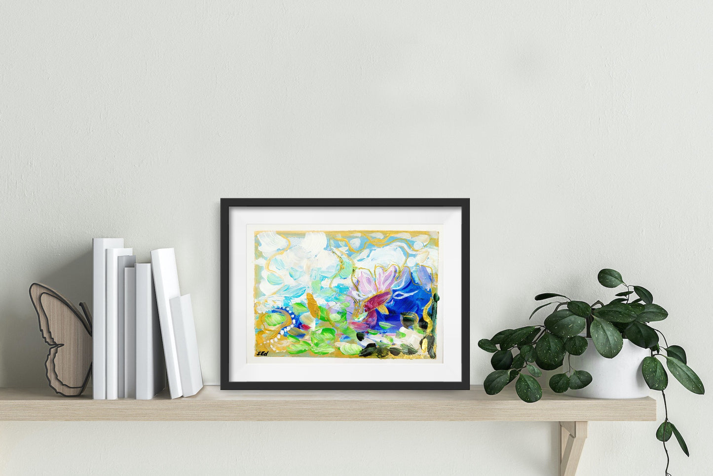 Konfetti land III, ca, 10x5cm