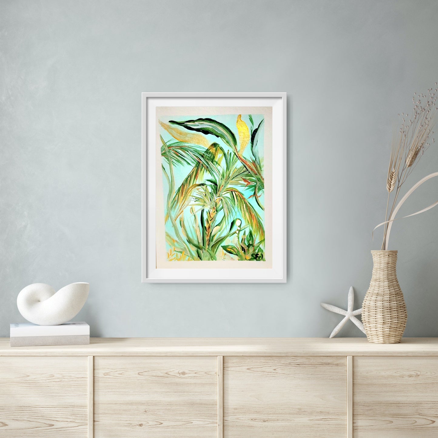Green paradise I-IV, 15x20 cm