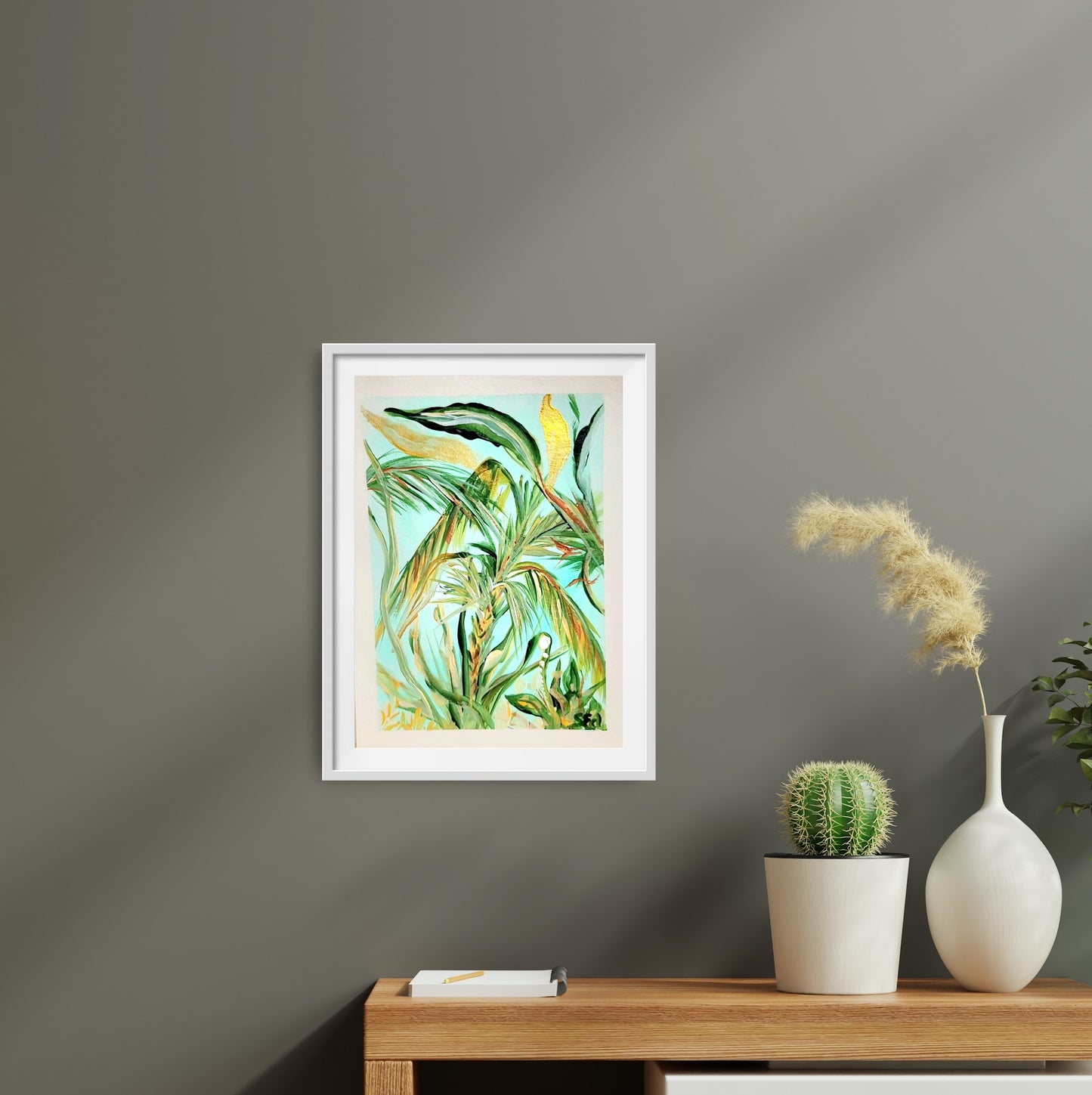 Green paradise I-IV, 15x20 cm