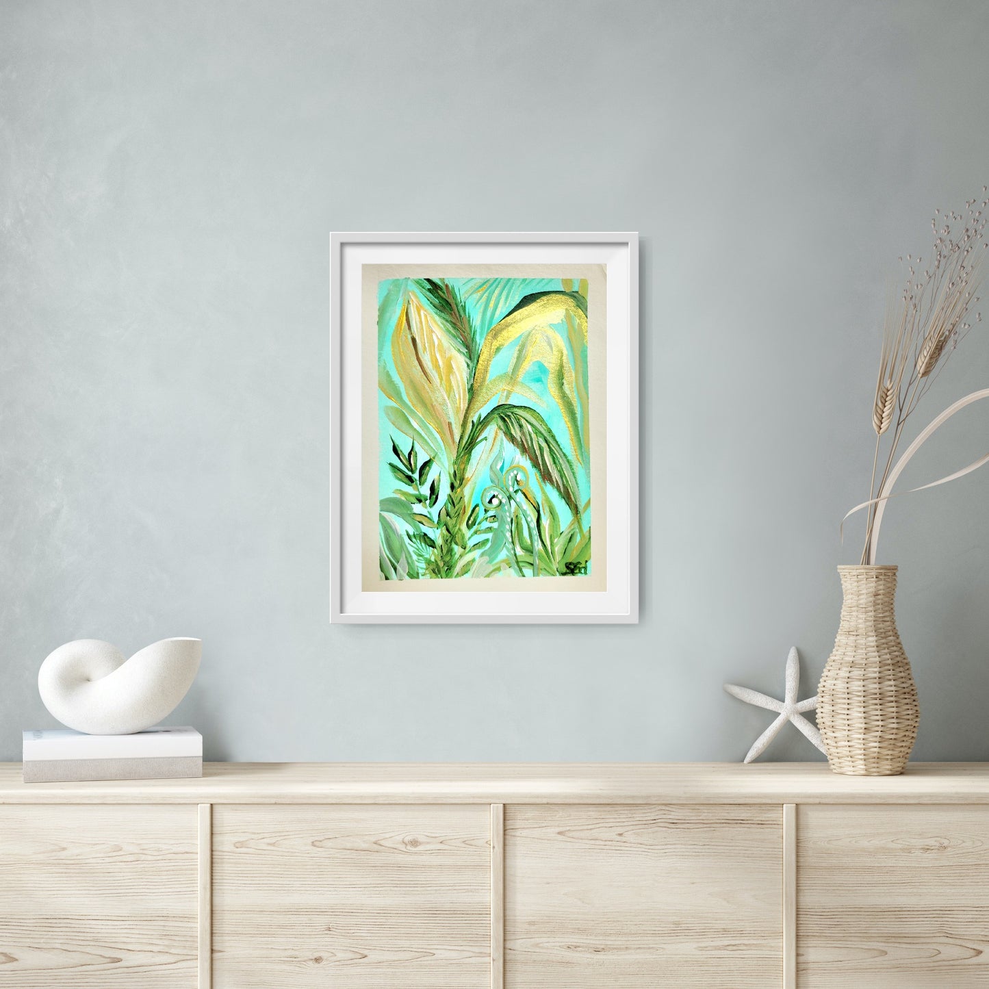 Green paradise I-IV, 15x20 cm