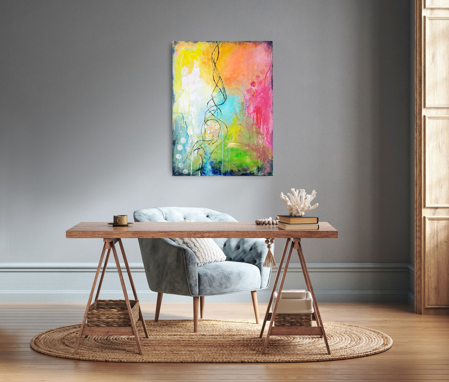 It is what you think it is, 80x60cm