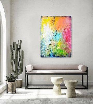 It is what you think it is, 80x60cm