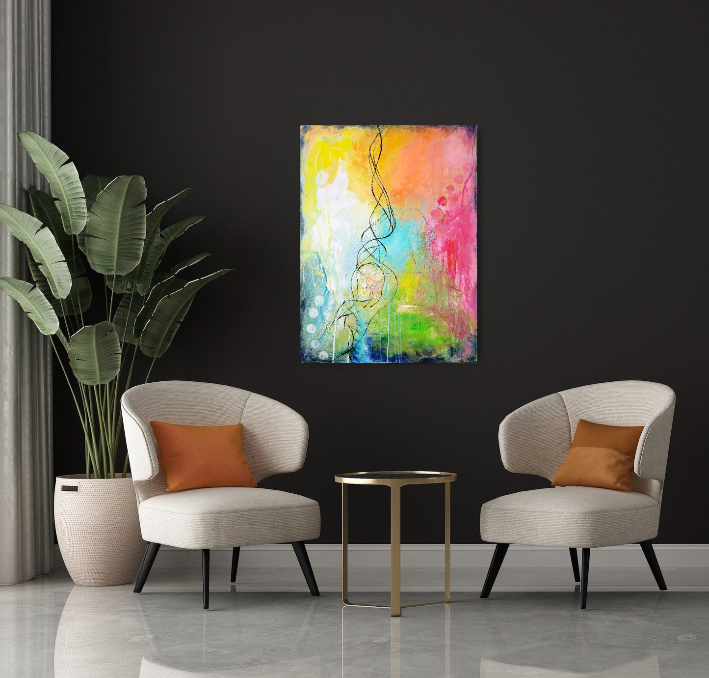 It is what you think it is, 80x60cm