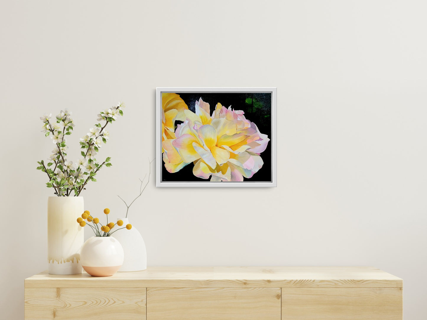 Yellow rose, Print, A4