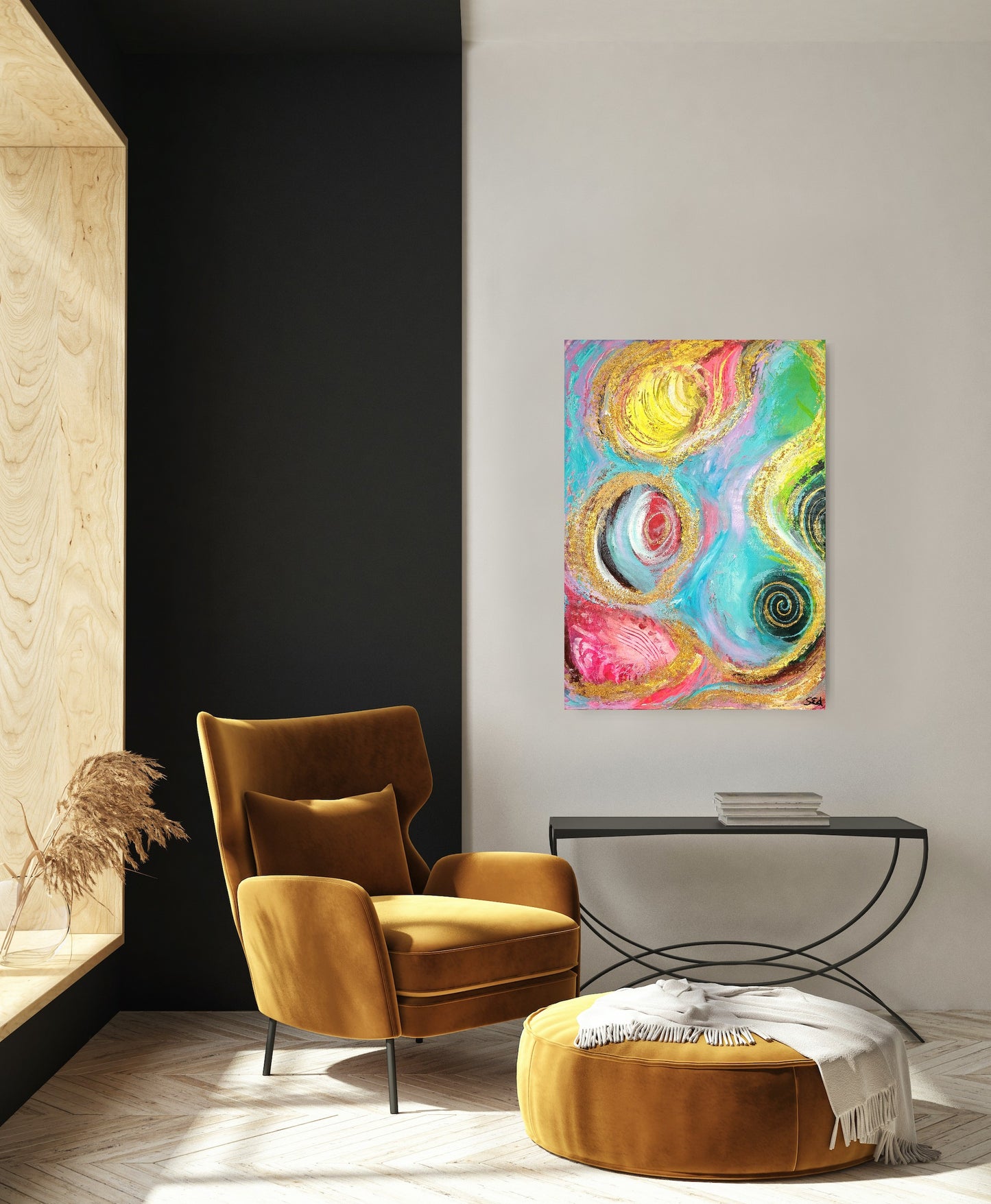 Pure stream of joy, 70x50cm
