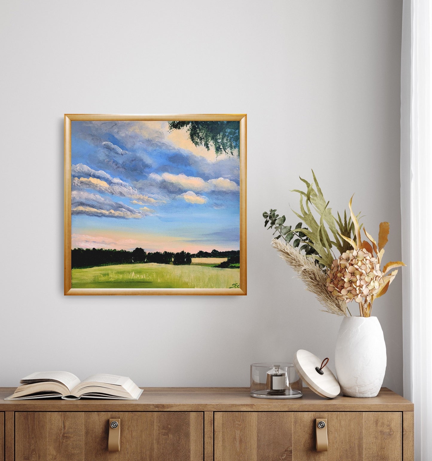 Eifellandschaft I, 30x30cm