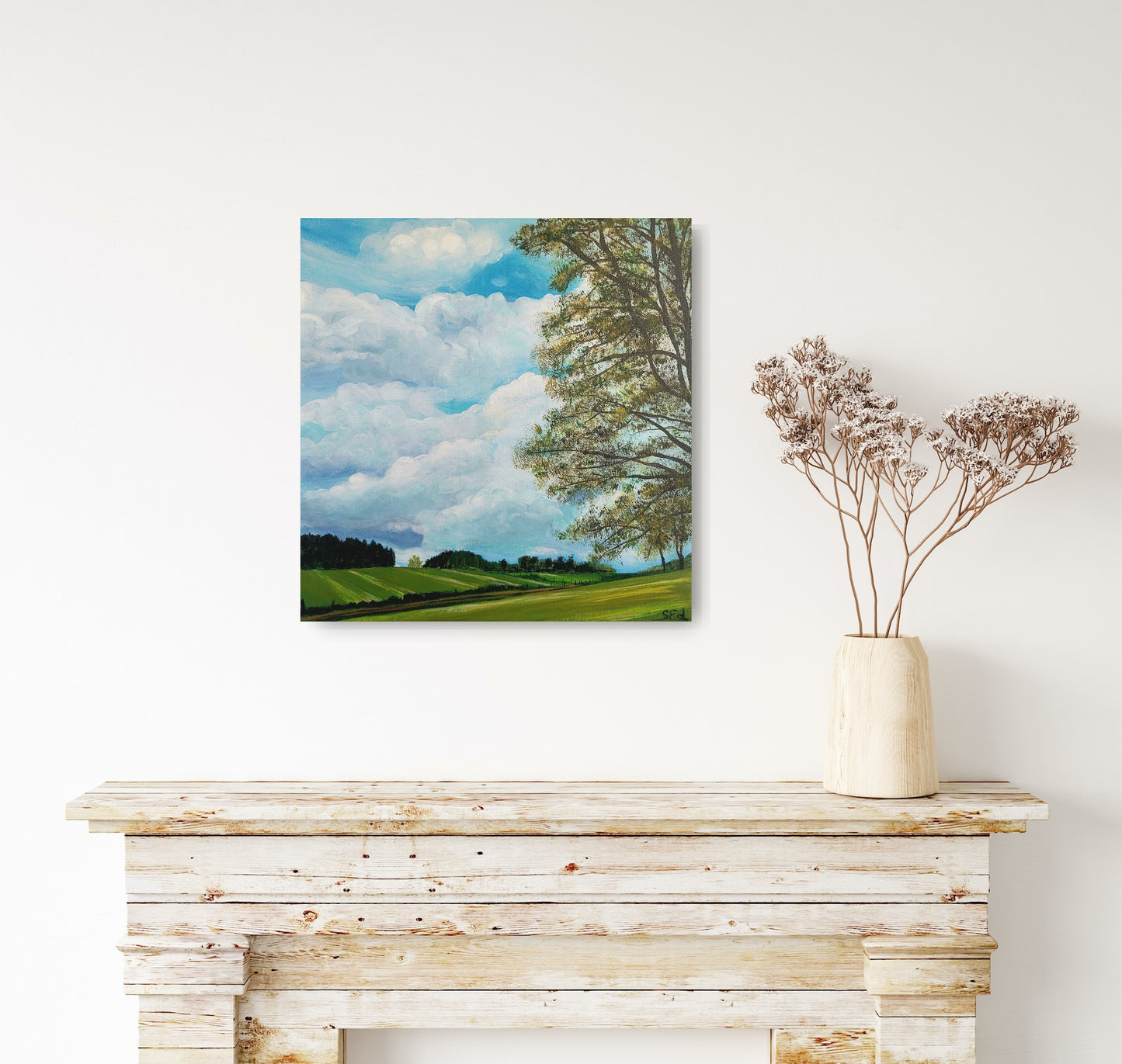 ´Childhood memories´, (Eifeler landscape III) 30x30cm
