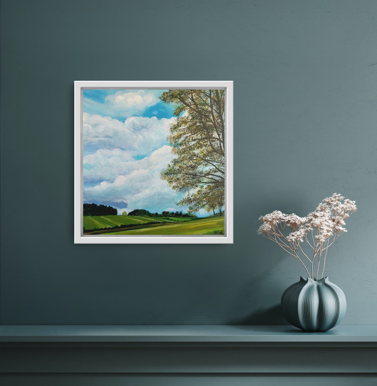 ´Childhood memories´, (Eifeler landscape III) 30x30cm