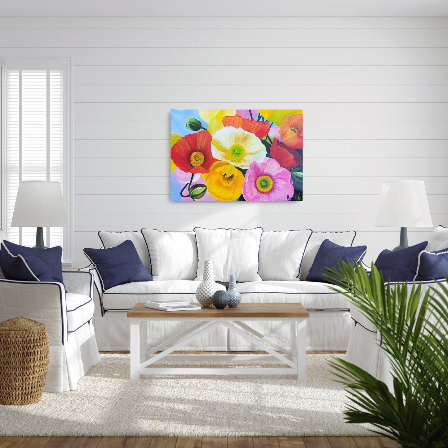 poppies paradise, 70x100cm