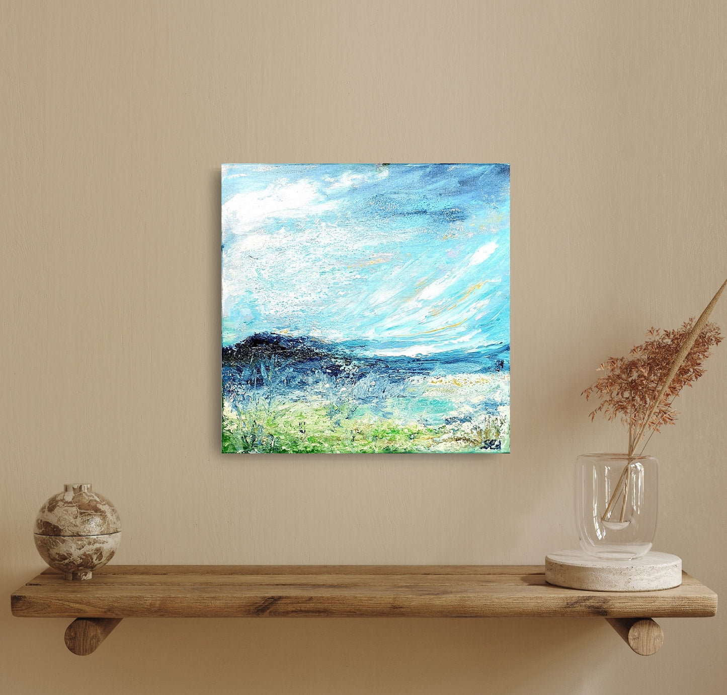 Near the sea, 40x40 cm