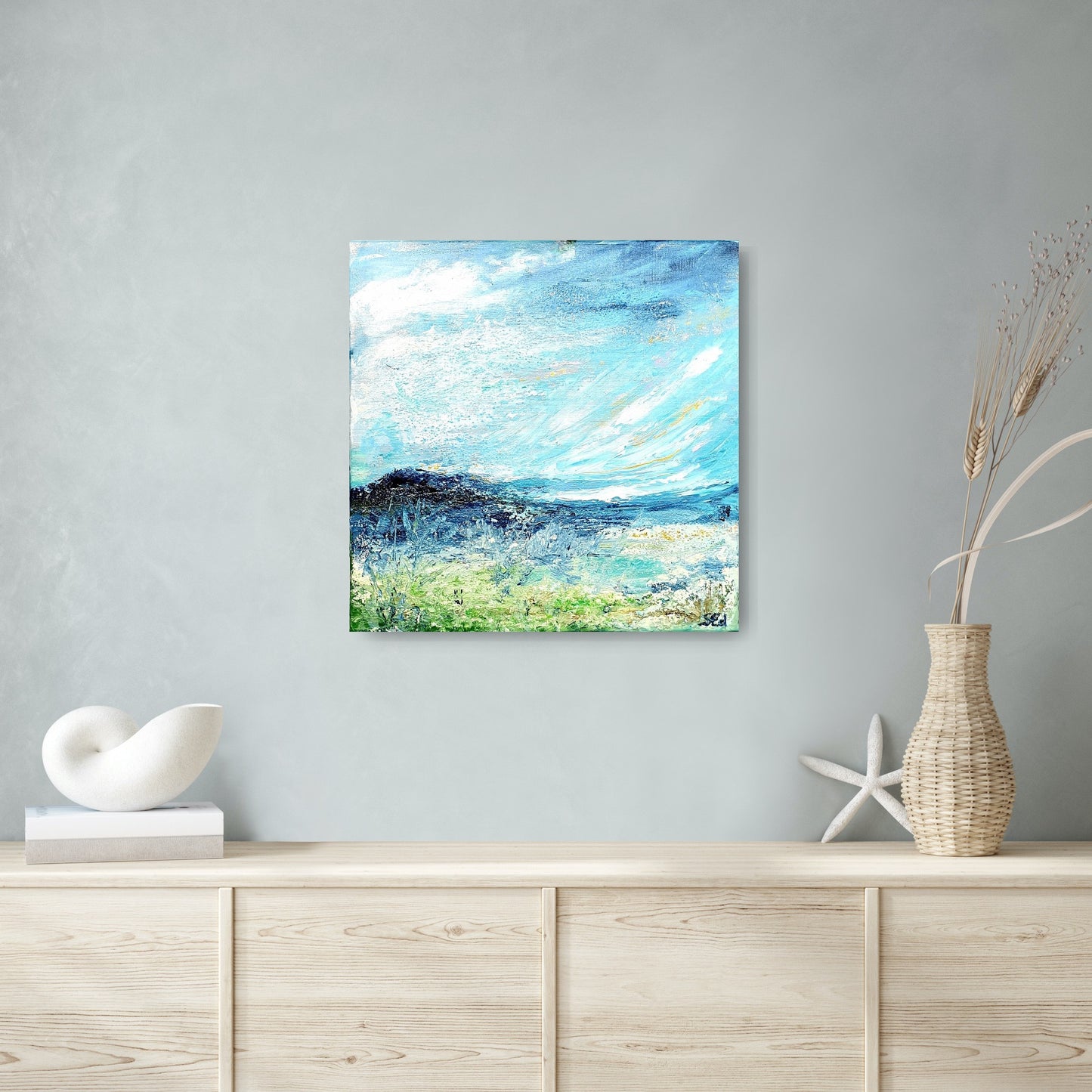 Near the sea, 40x40 cm