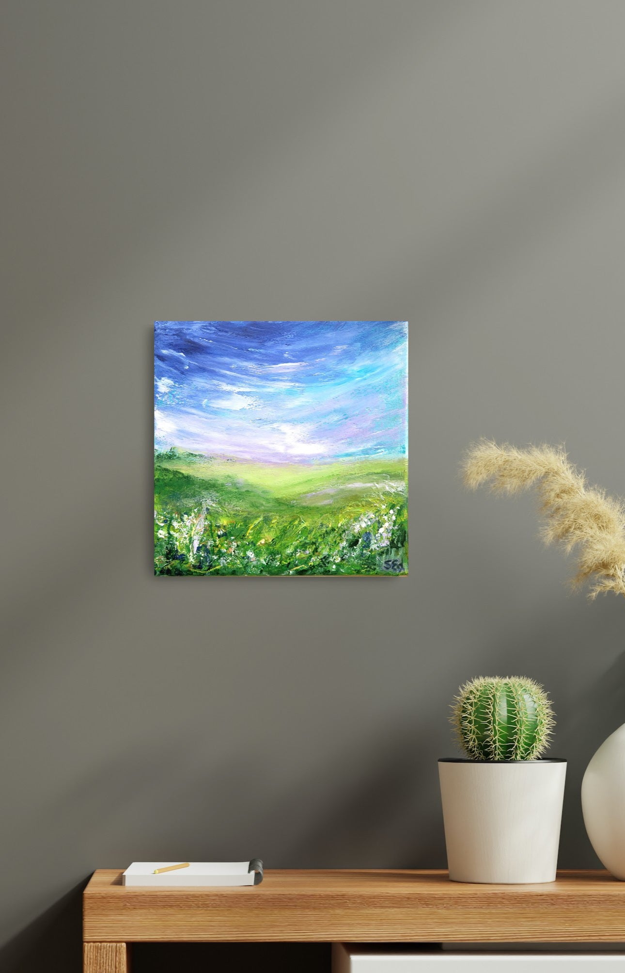 ´Eifel meadows´, 20x20 cm
