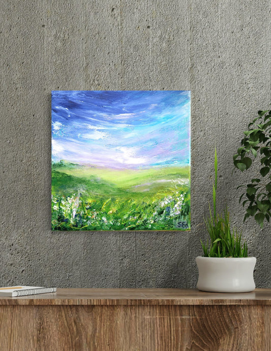 ´Eifel meadows´, 20x20 cm