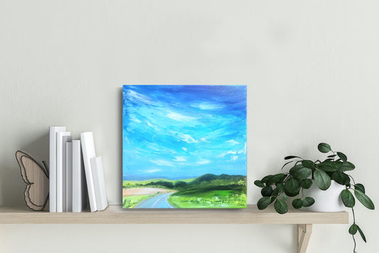 Von der Nürburg nach Blankenheim, 30x30cm