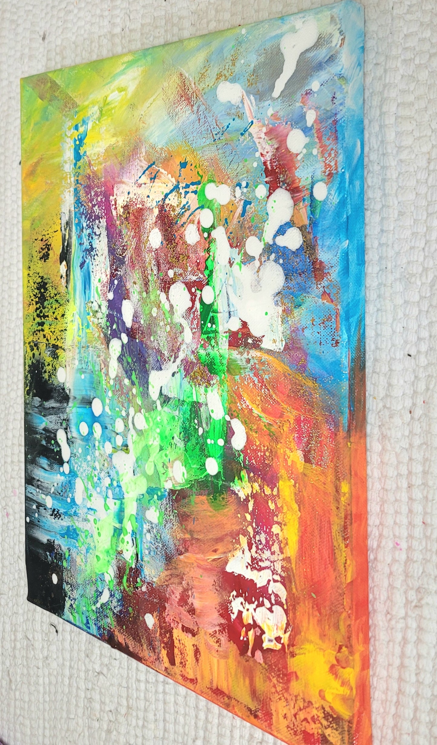 'That green light', 40x30cm