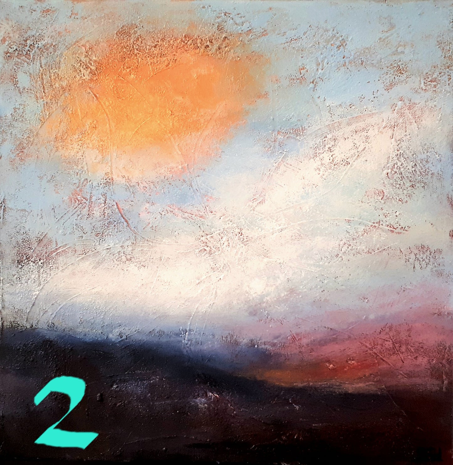 Moors and valleys I-III, 40x40cm each