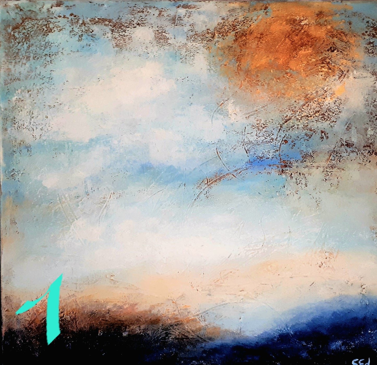 Moors and valleys I-III, 40x40cm each
