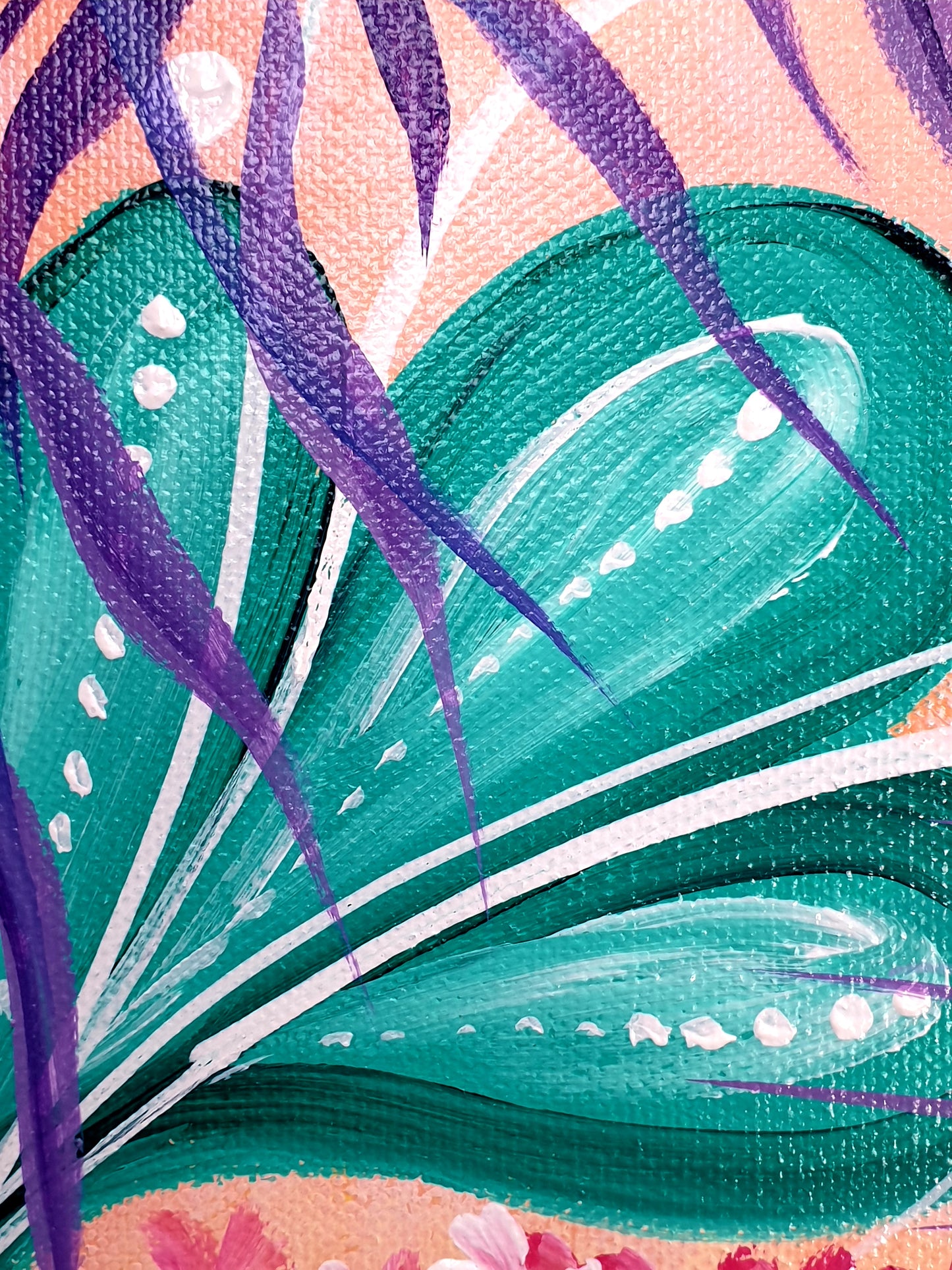 Pink jungle I, 60x40 cm