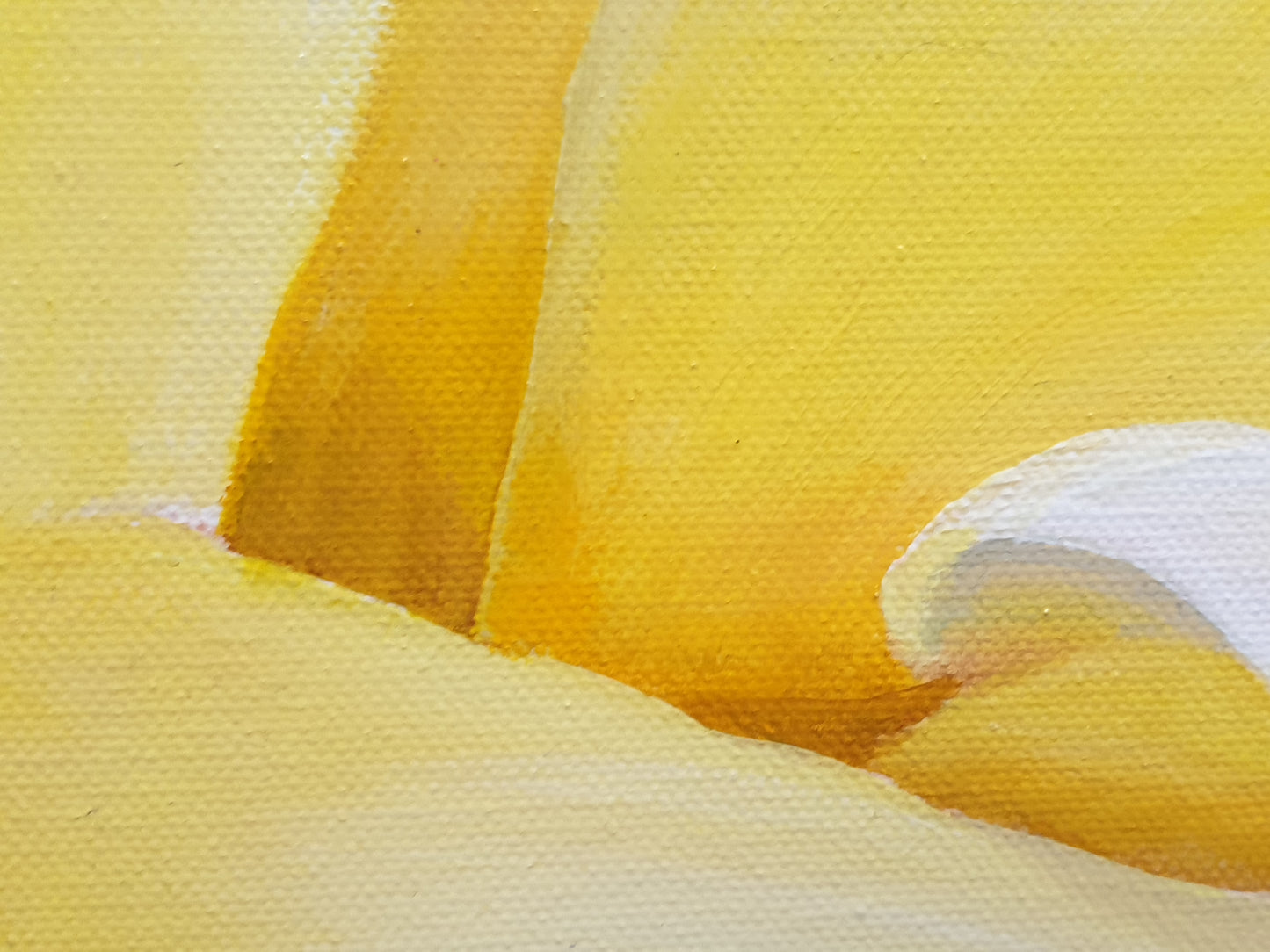 Yellow rose, 80x100cm