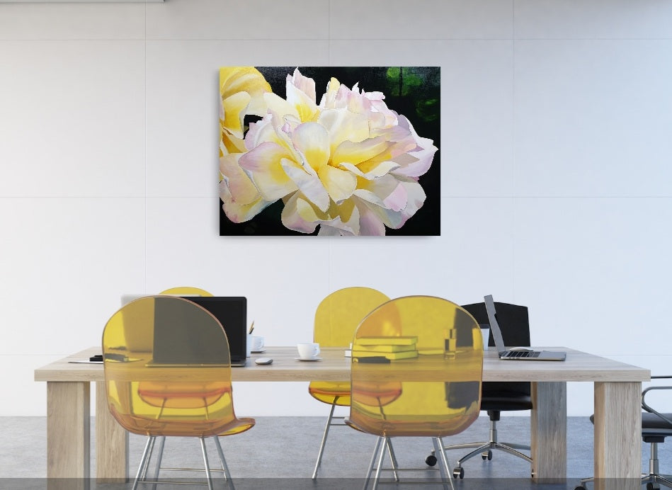 Yellow rose, 80x100cm