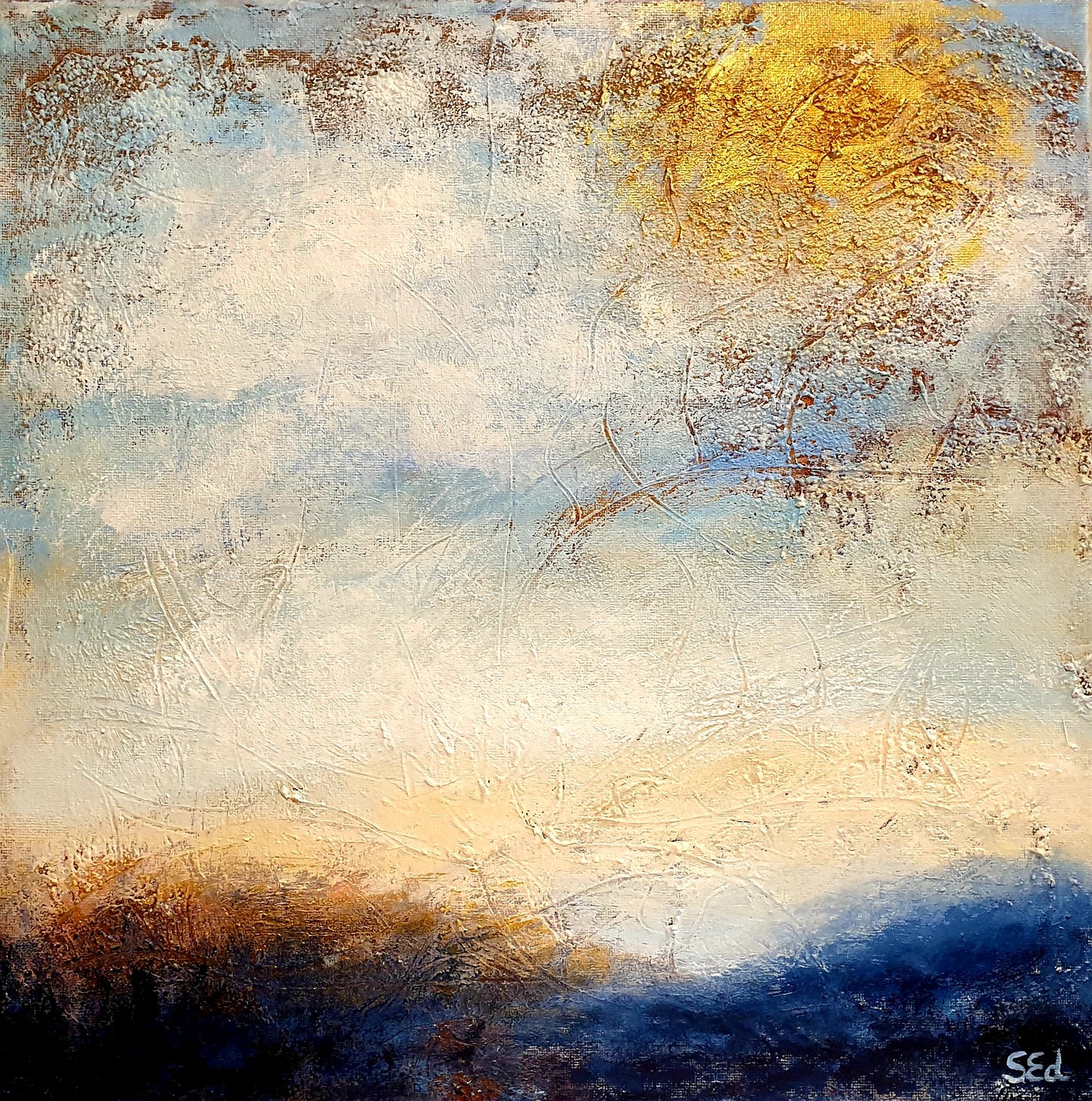 Moors and valleys I-III, 40x40cm each