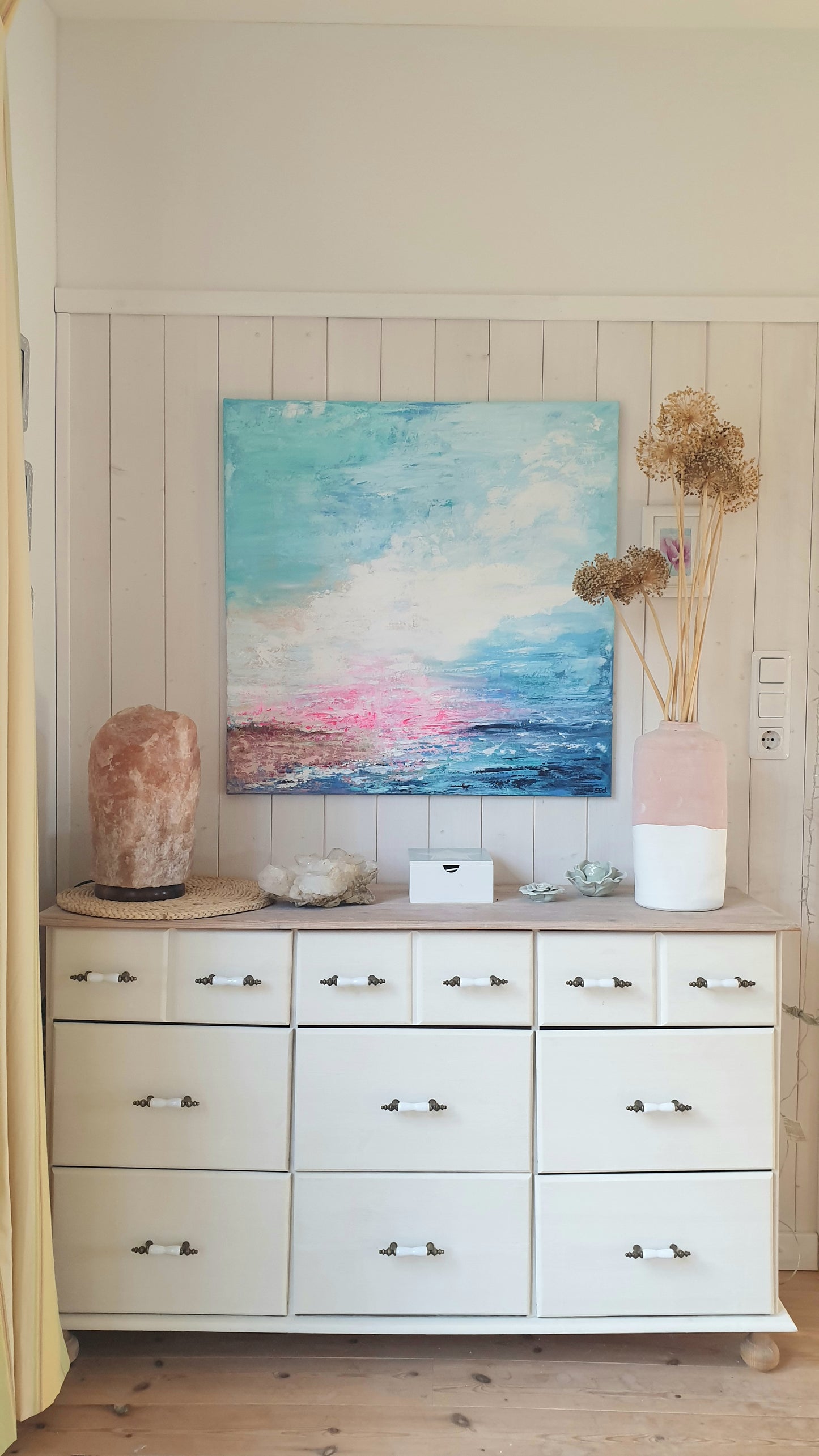 Longing for the sea, 80x80 cm