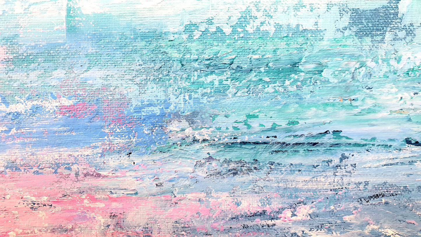 Longing for the sea, 80x80 cm
