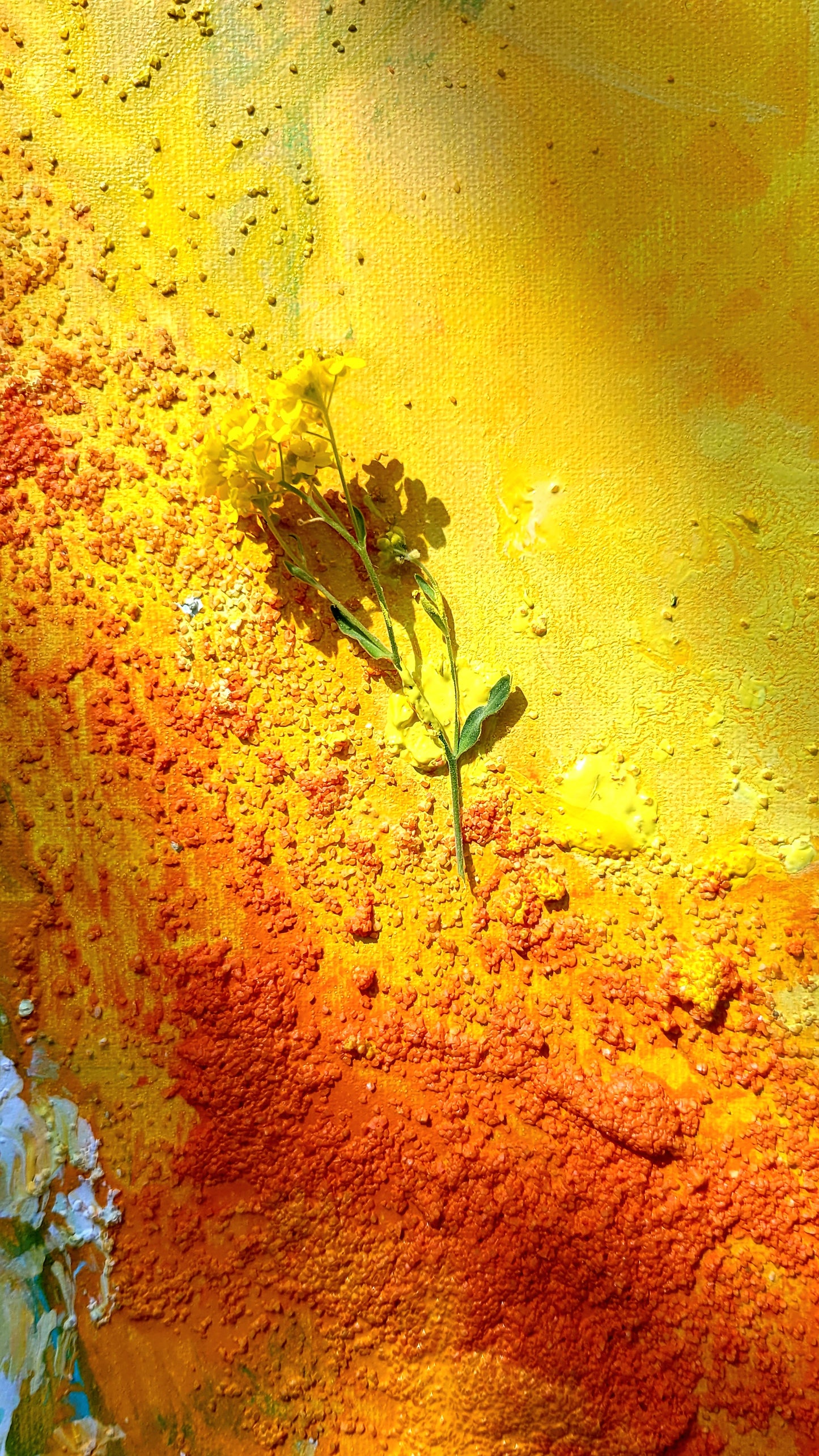 Golden beach, 90x90x4 cm