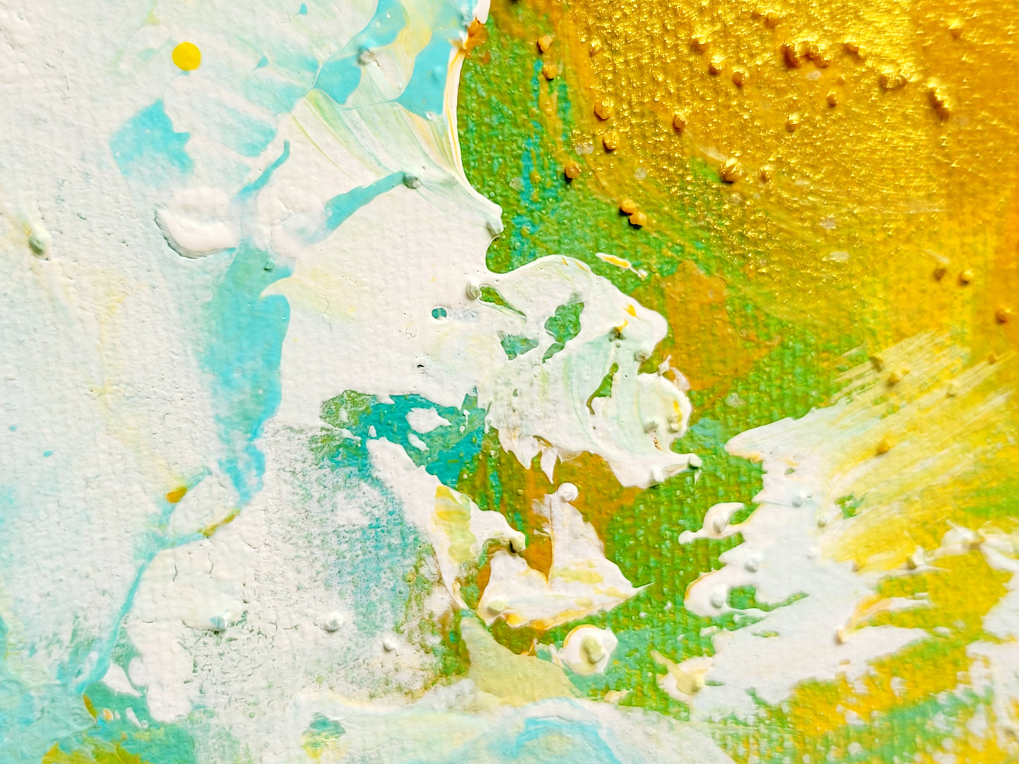 Golden beach, 90x90x4 cm