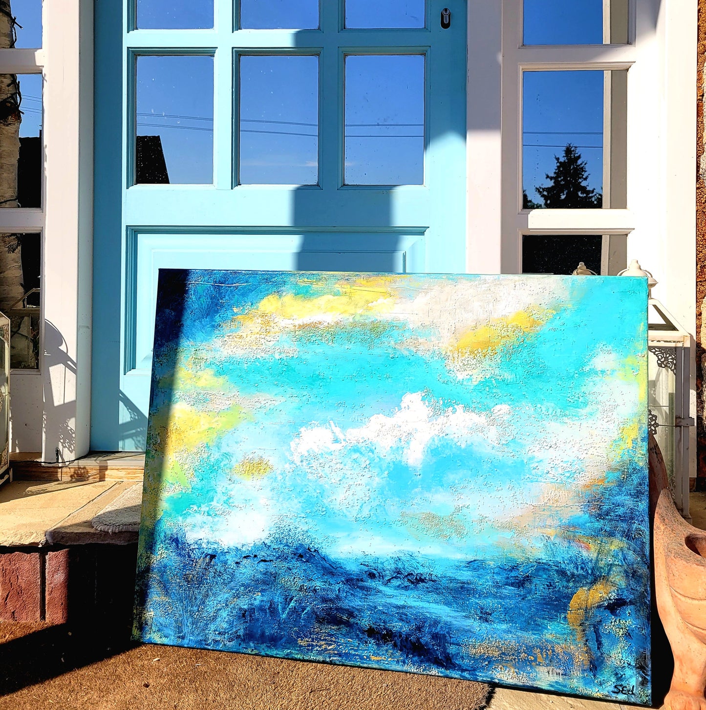 Blue headlands, 60x80 cm