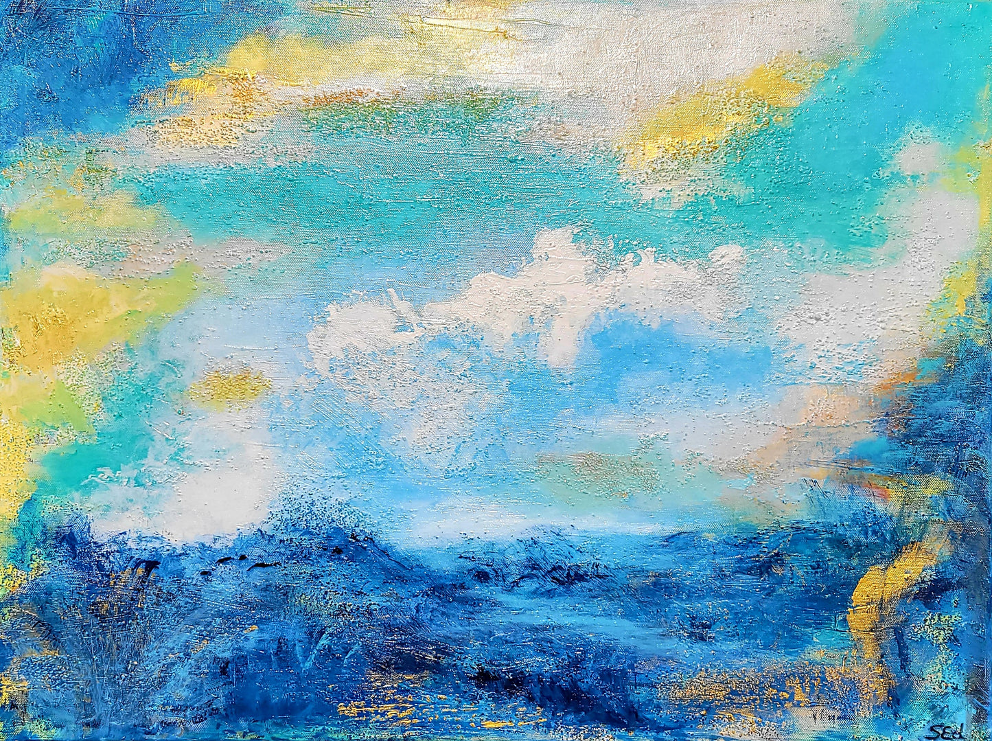 Blue headlands, 60x80 cm