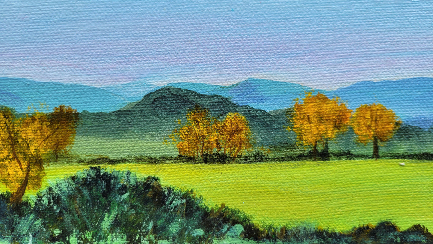 Landscape towards Aachen, 40x60 cm