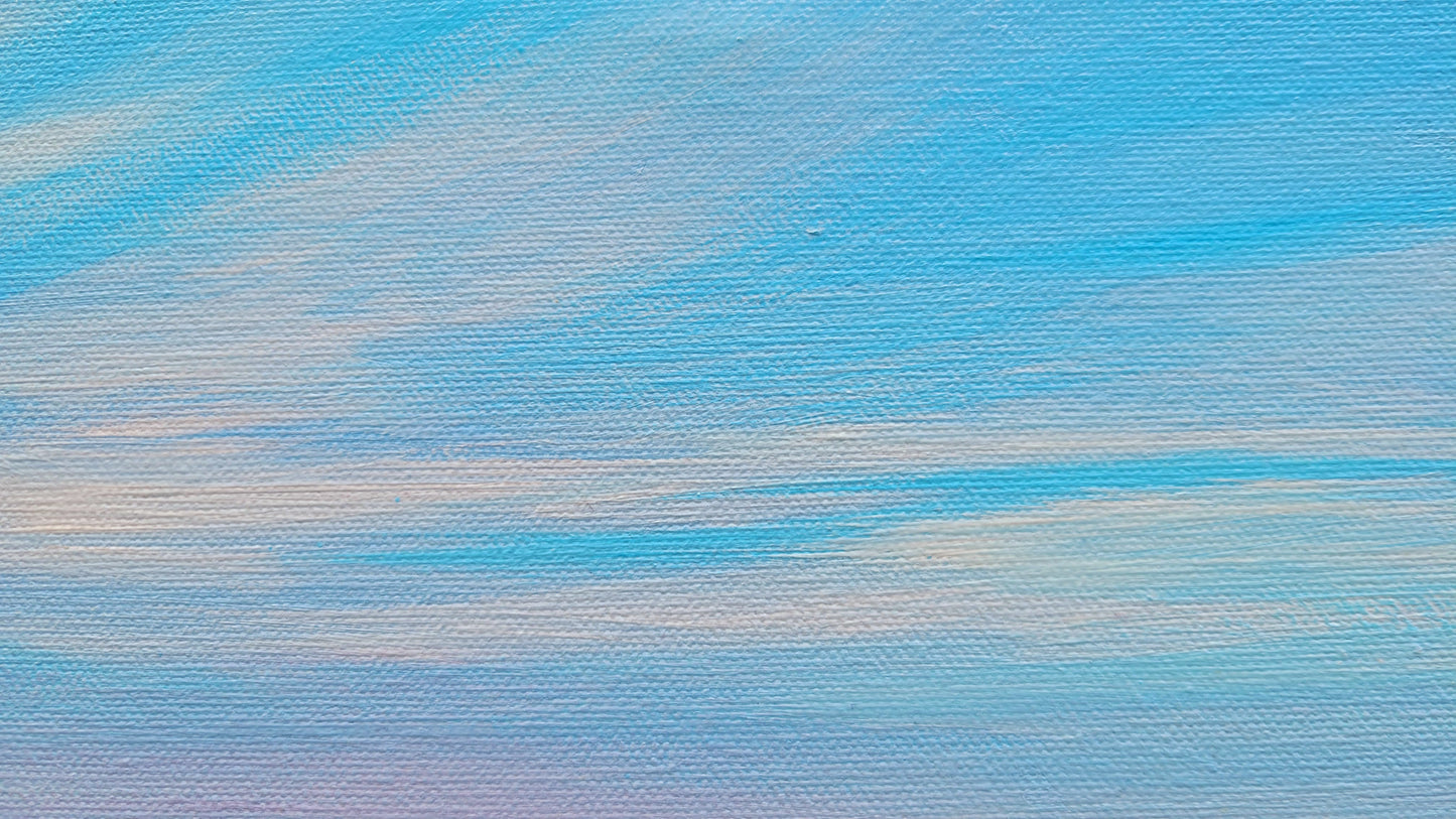 Landscape towards Aachen, 40x60 cm