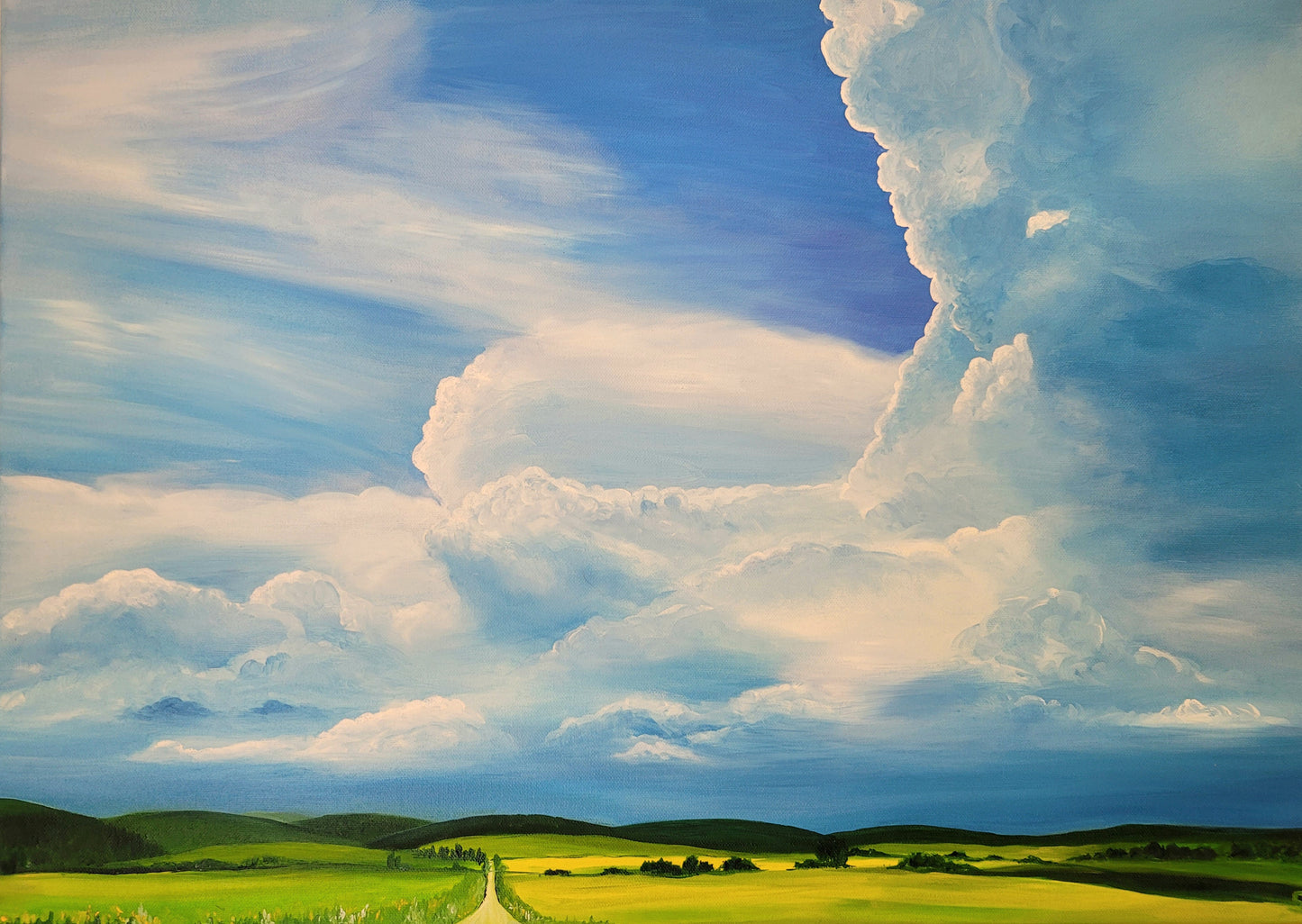 Before the storm, oil painting, 50x70 cm
